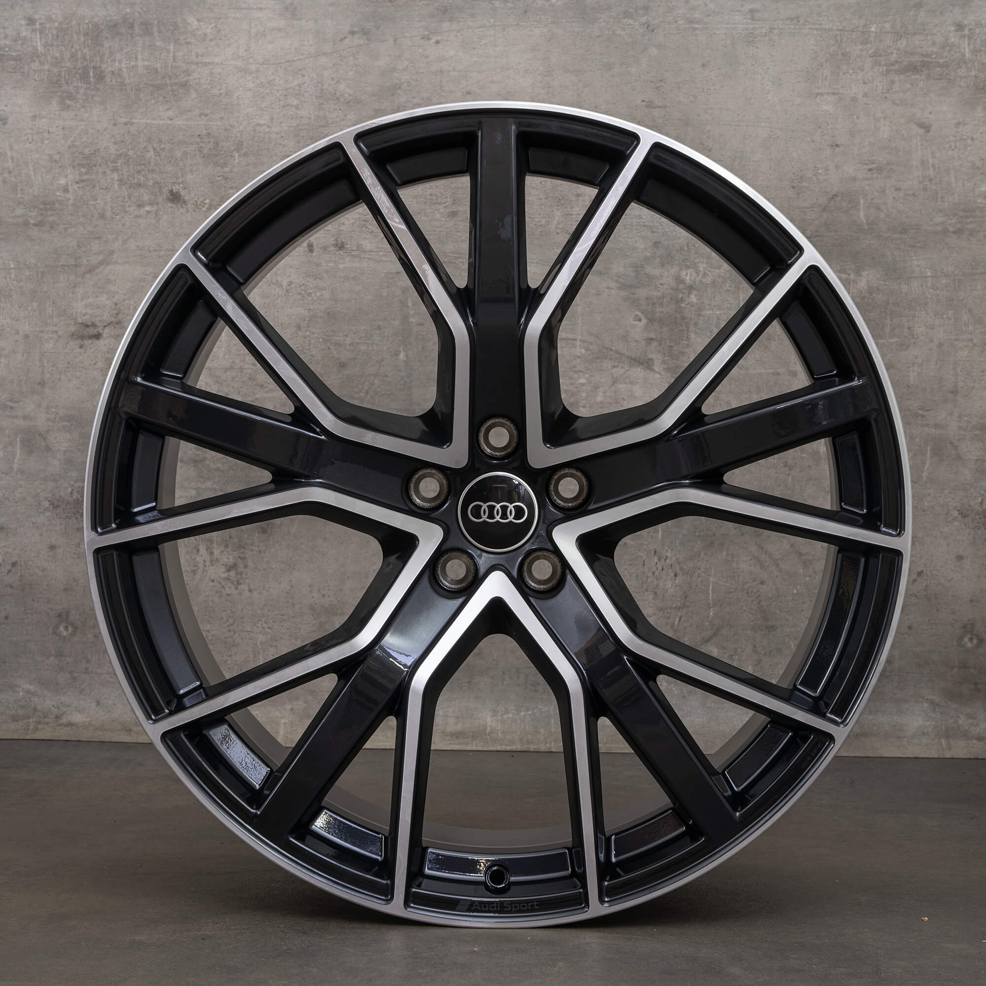 Jantes d'origine Audi Q7 SQ7 22 pouces 4M Performance 4M0601025DP noir brillant NEUF