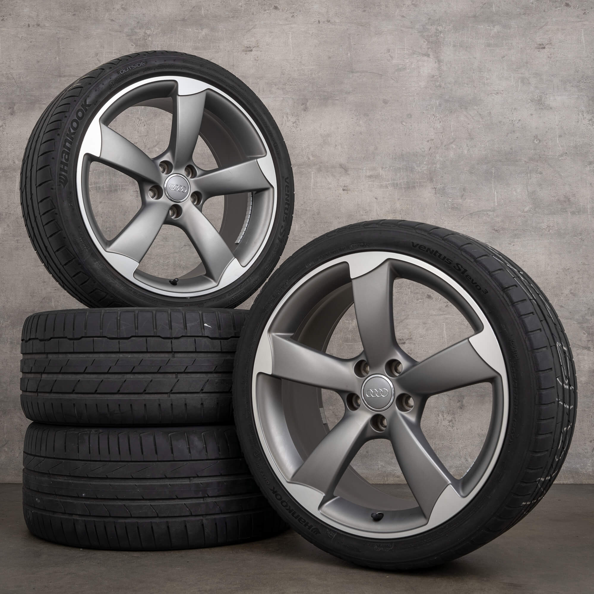 Audi A4 S4 B8 summer tires 19 inch rotor rims wheels 8K0601025AR