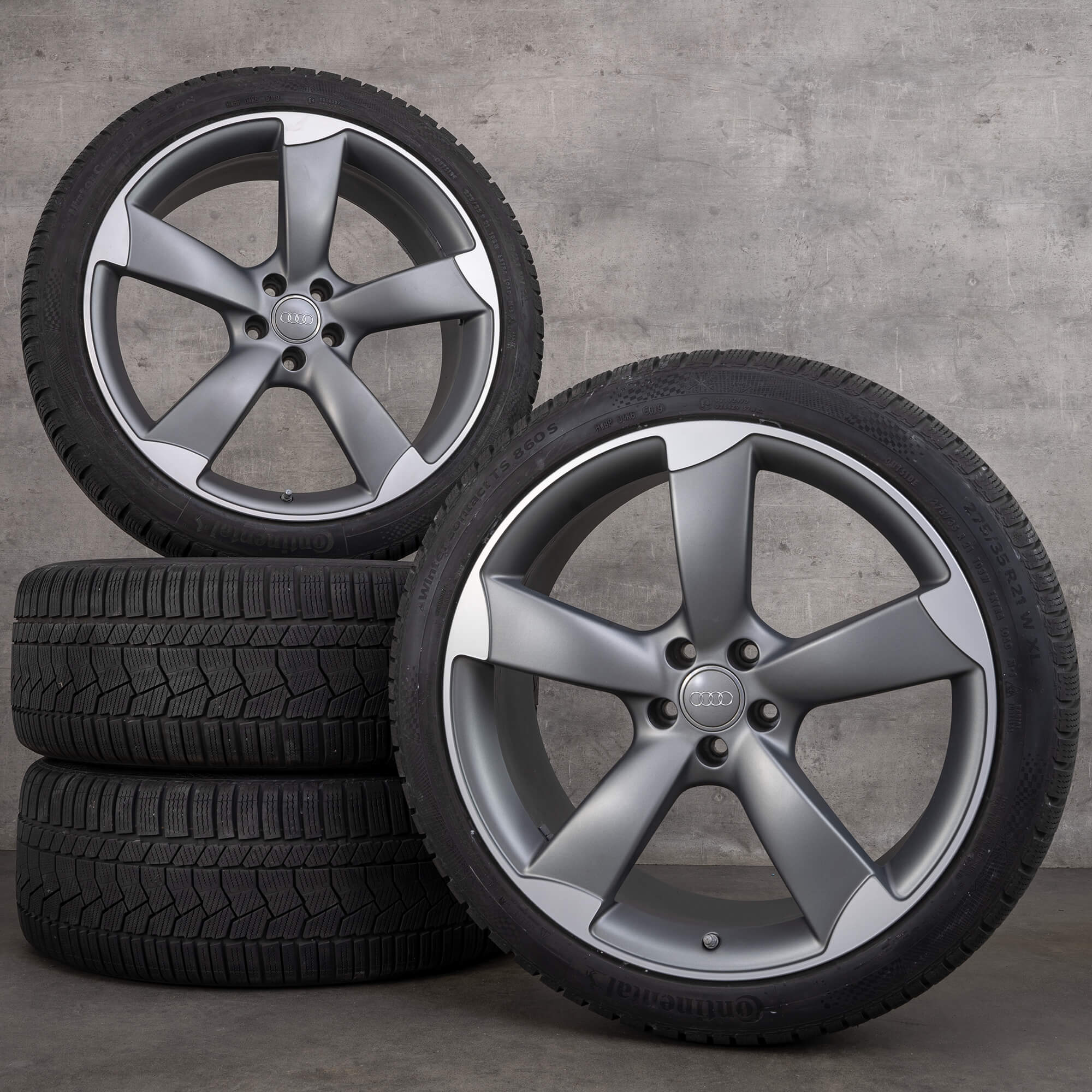 Rim Sticker Decals For VW Audi 8V RS3 5-Arm Rotor Wheels - Fits 8-8.5x19 Inch Rims