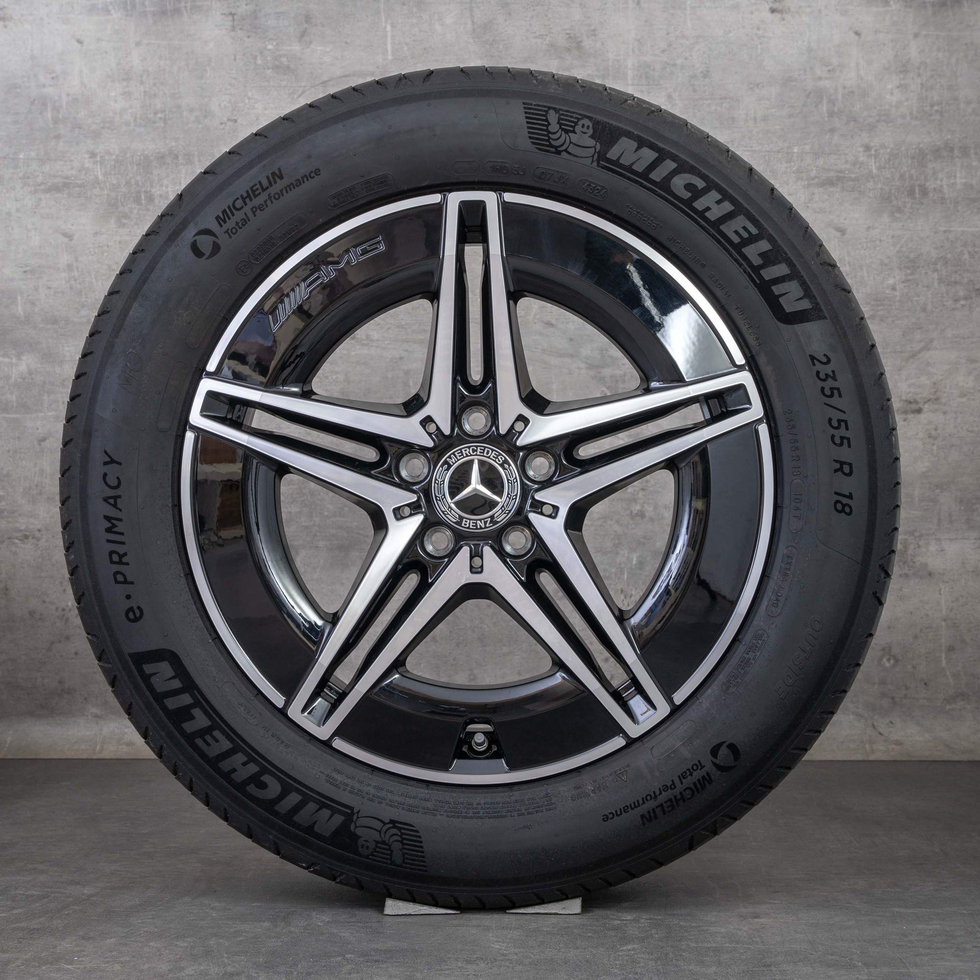 OEM Mercedes Benz EQA EQB AMG rims 18 inch H243 X243 summer wheels
