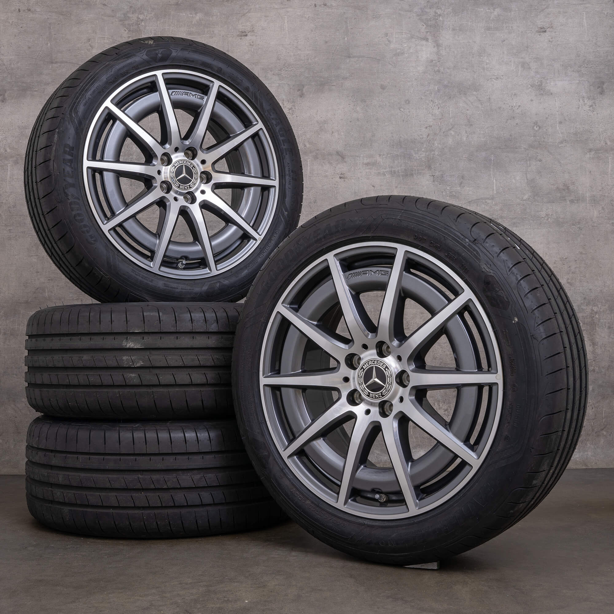 OEM Mercedes Benz C-Class C43 AMG rims 18 inch W206 S206 summer wheels ...