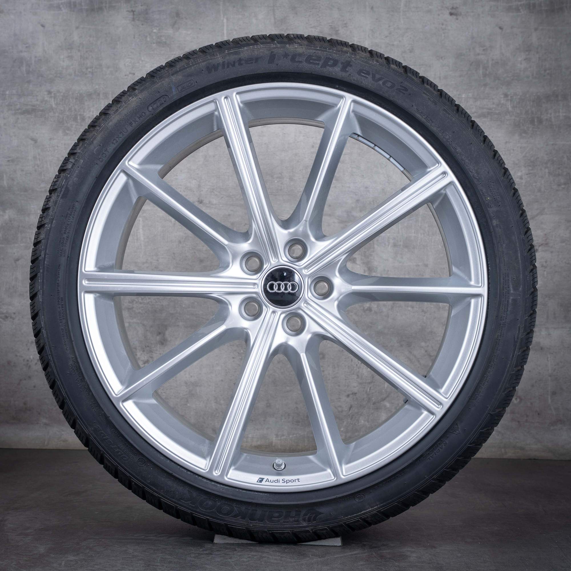 OEM Audi RS6 RS7 winter wheels 21 inch 4K RS rims 4K0601025AA silver glossy