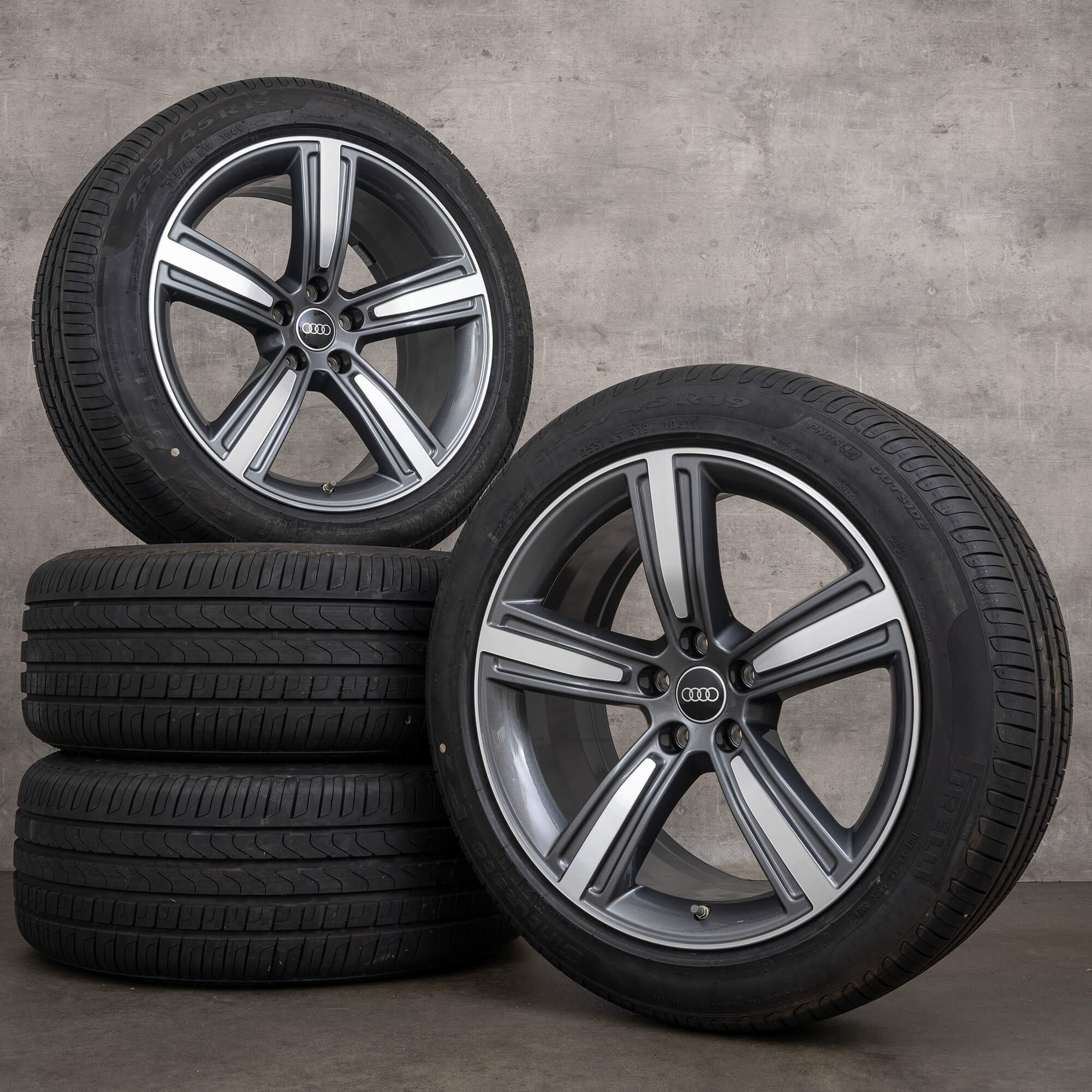 Audi A8 4N D5 summer tires 19 inch rims wheels 4N0601025N