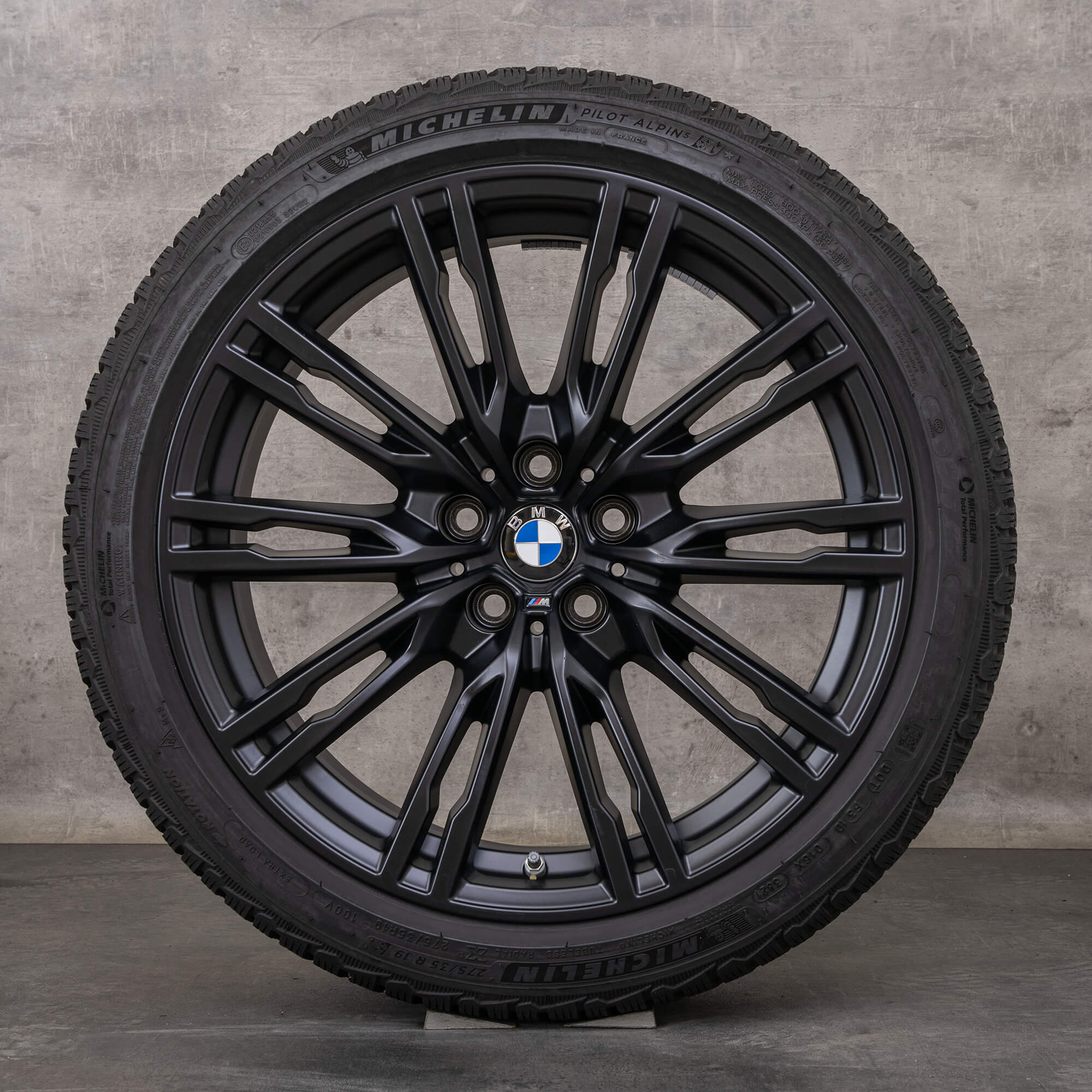 Oryginalne BMW M2 M3 M4 koła zimowe 19 cali G87 G80 G82 G83 felgi stylizacja 829 M 8093844 8093845 jet black matt