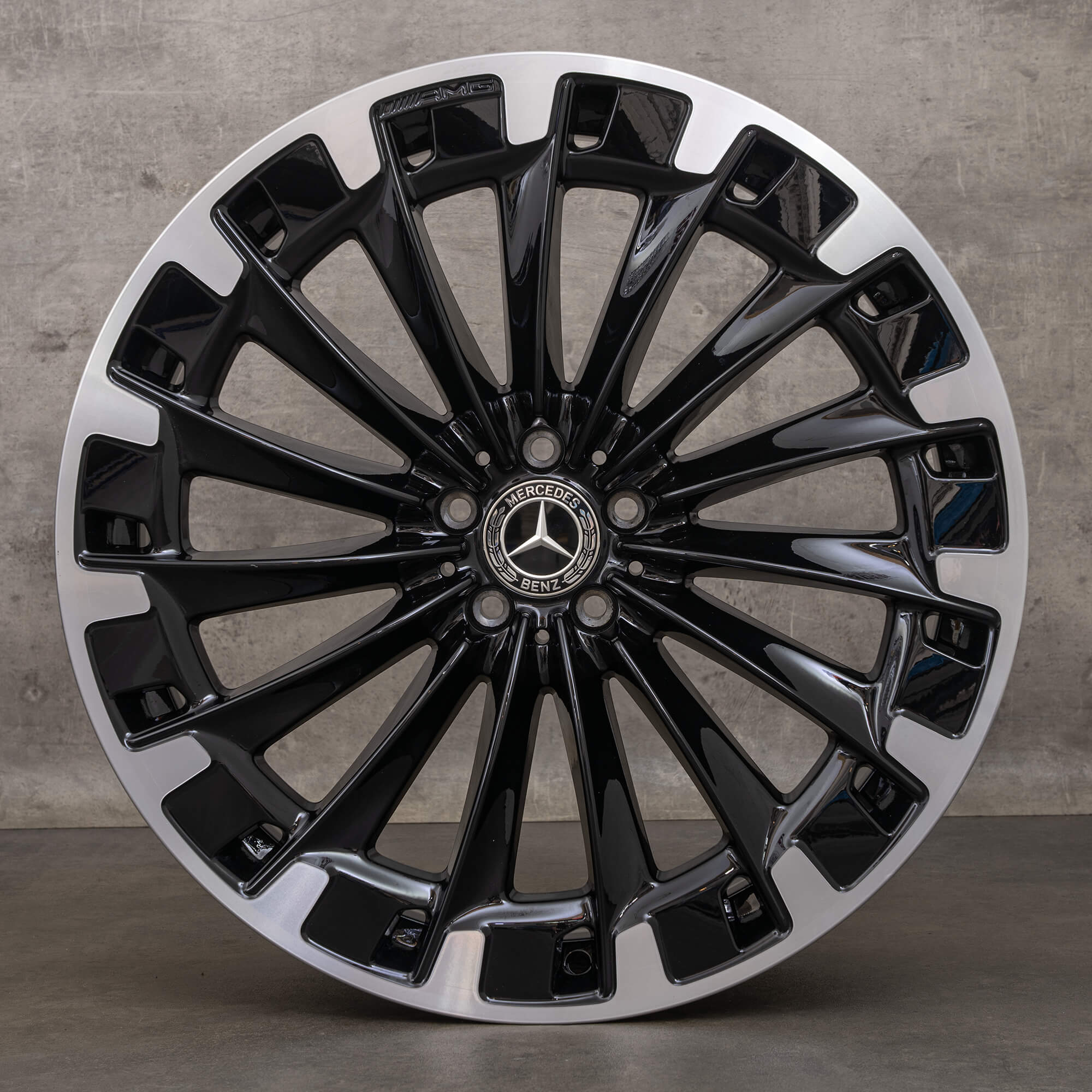 AMG Mercedes Benz EQE X294 SUV 22 Zoll Felgen A2944011300 Alufelgen schwarz