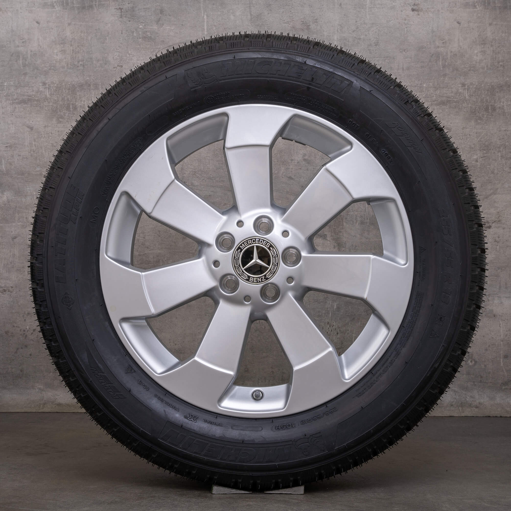 Jantes de inverno originais Mercedes Benz M-Class GLE 18 polegadas W166 X166 jantes A1664011602 prata