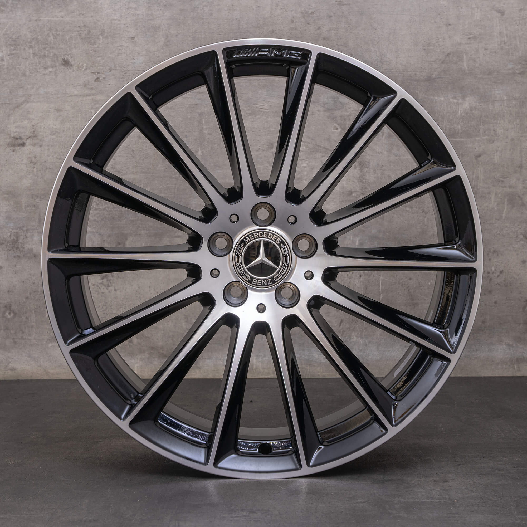 Original Mercedes Benz S-Klasse AMG Felgen 20 Zoll W223 V223 A2234011500 schwarz glanzgedreht NEU