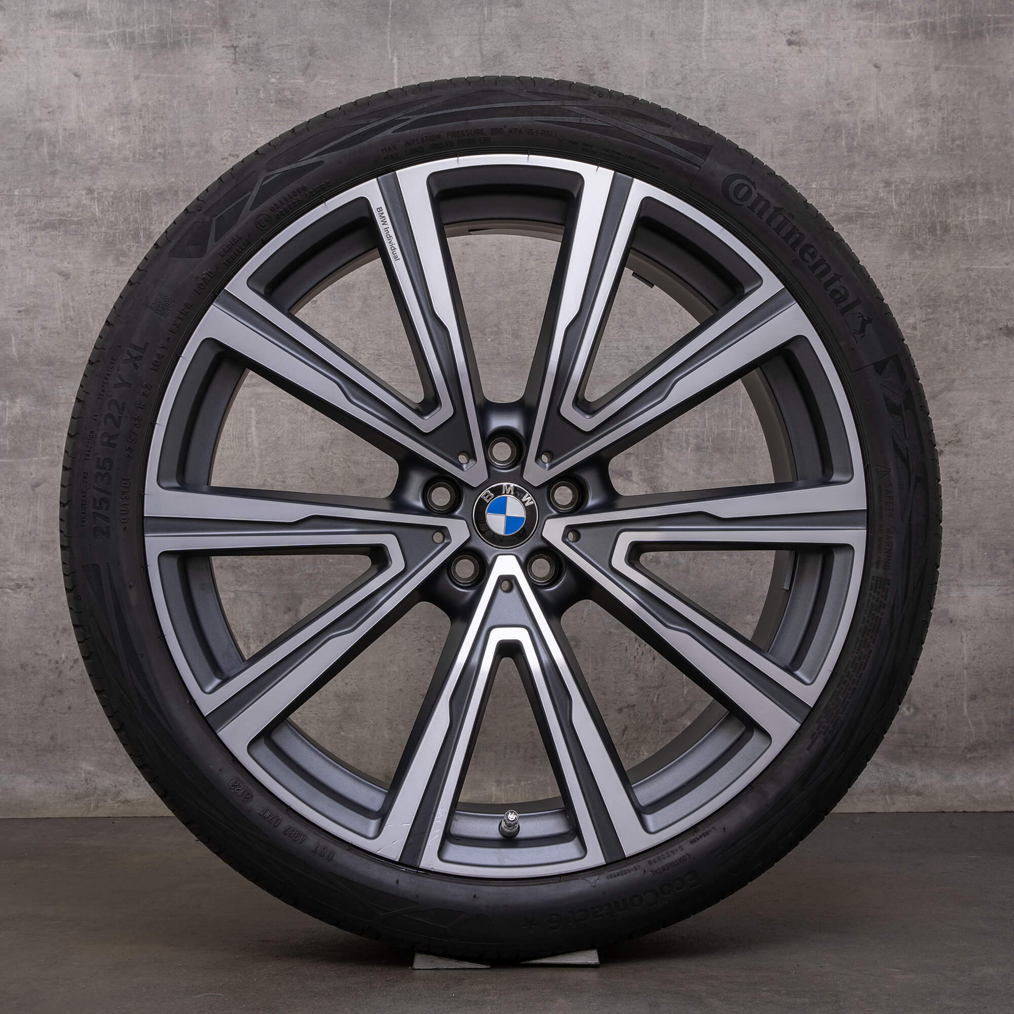 OEM BMW X5 X6 winter wheels 22 inch G05 G06 rims styling 746i