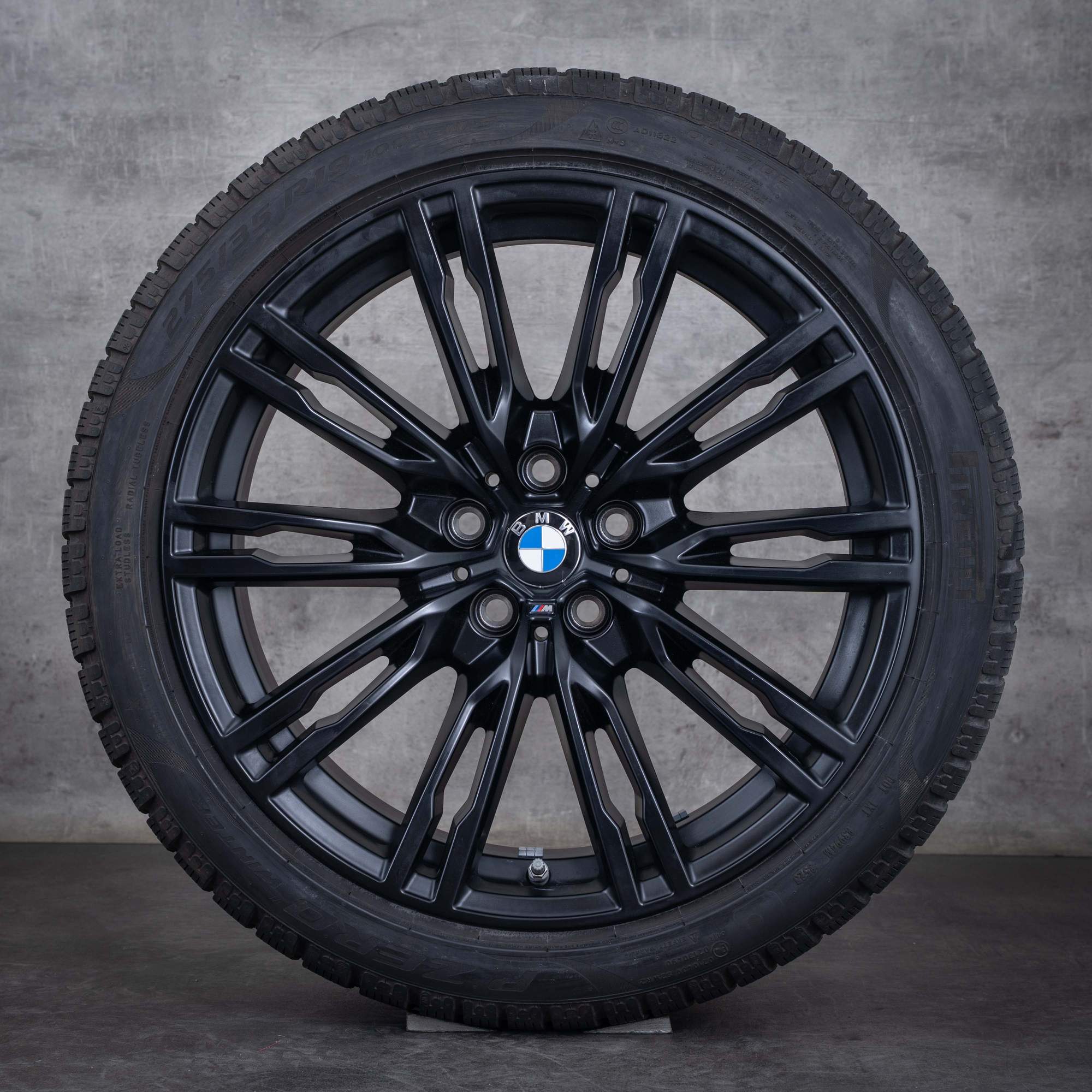 Oryginalne BMW M2 M3 M4 koła zimowe 19 cali G87 G80 G82 G83 felgi stylizacja 829 M 8093844 8093845 jet black matt