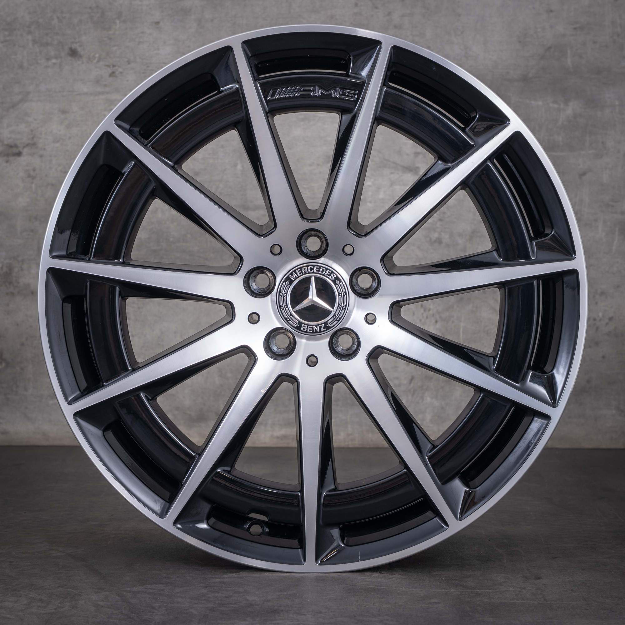 OEM Mercedes-Benz EQC 20inch rims N293 A2934010800 A2934010900 Black diamond cut