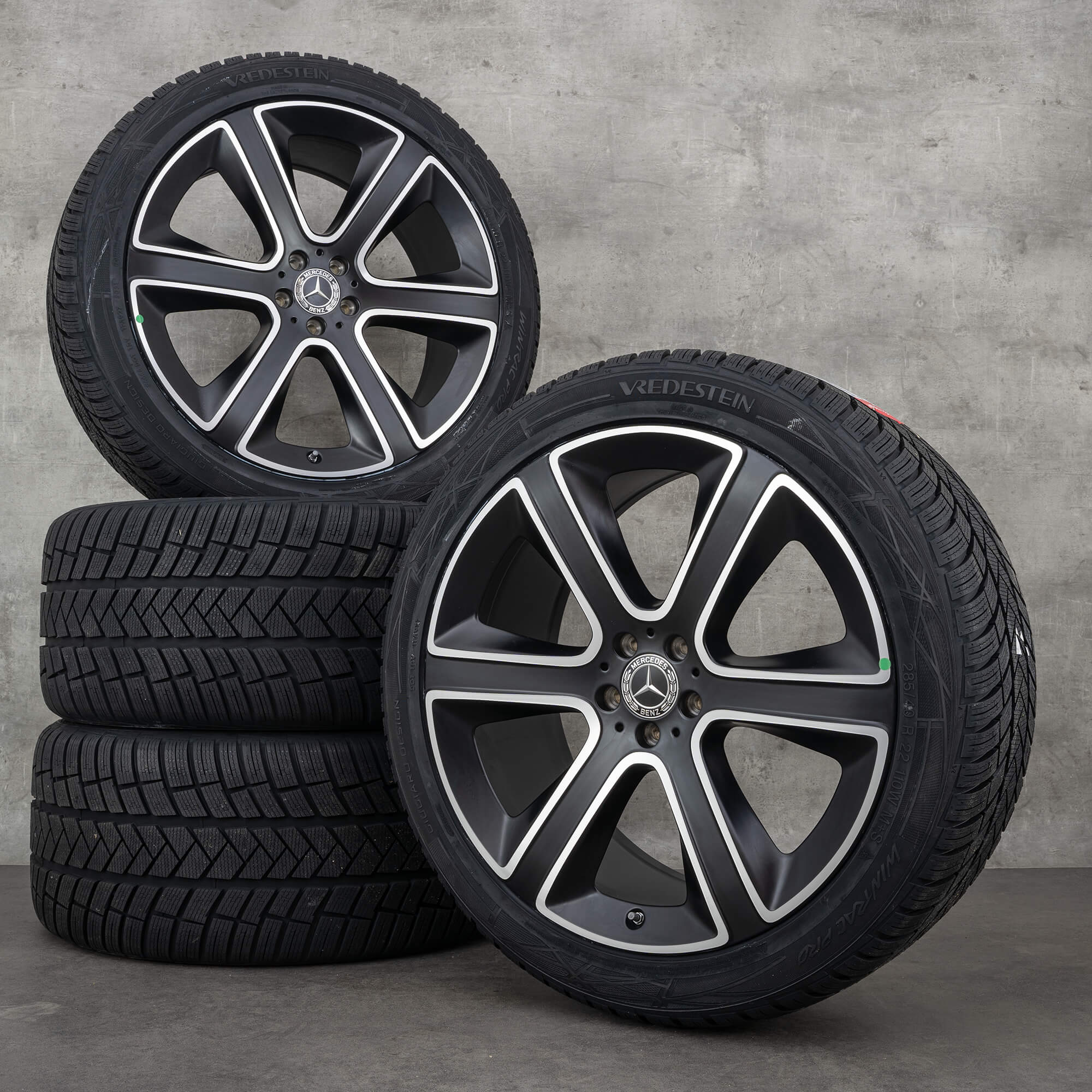 Mercedes Benz 22 inch rims GLE SUV V167 winter tires OEM winter wheels