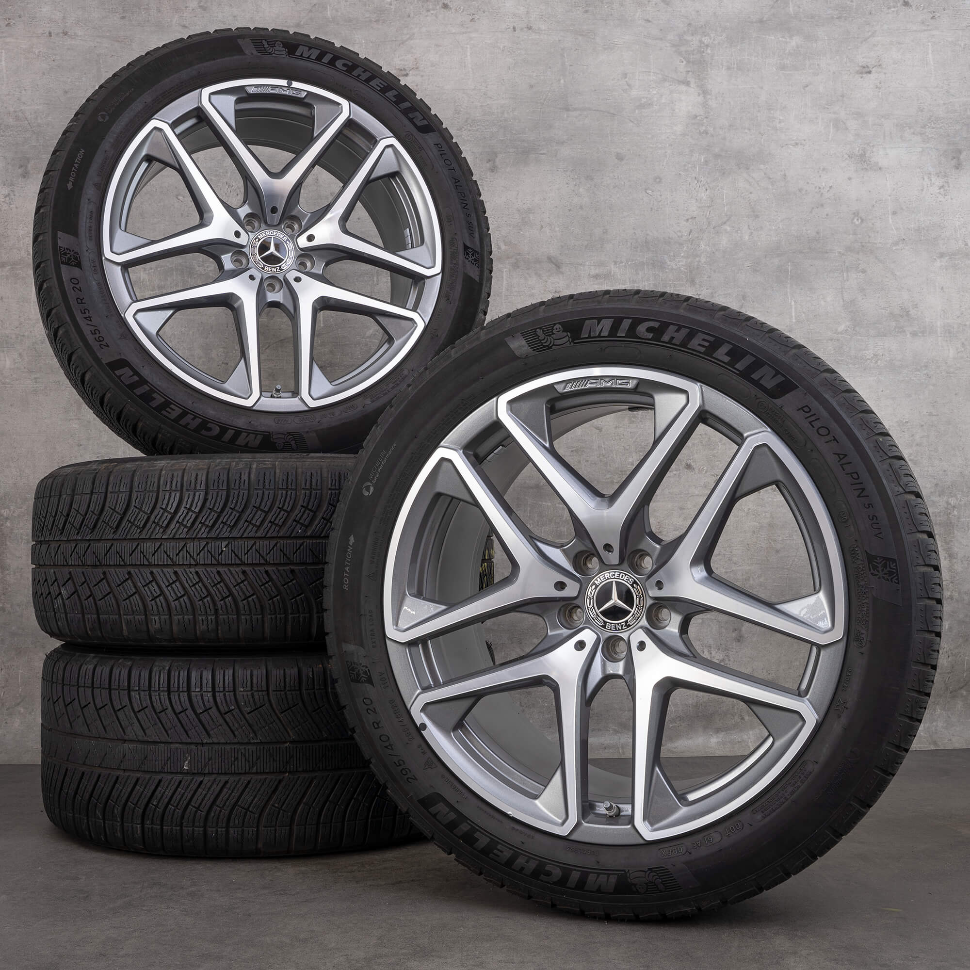 AMG Mercedes GLC 63 X253 W253 20 inch alloy rims winter tires wheels