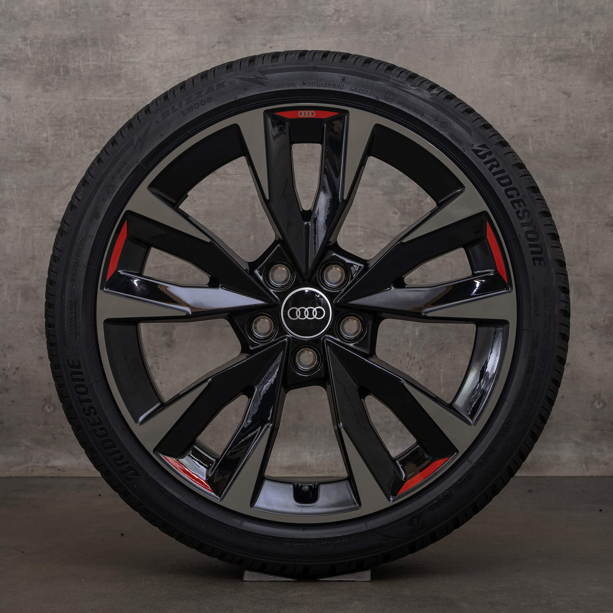 Original Audi A3 S3 Felgen 18 Zoll 8Y Winterräder 8Y0071498 Acumen schwarz glanzgedreht NEU