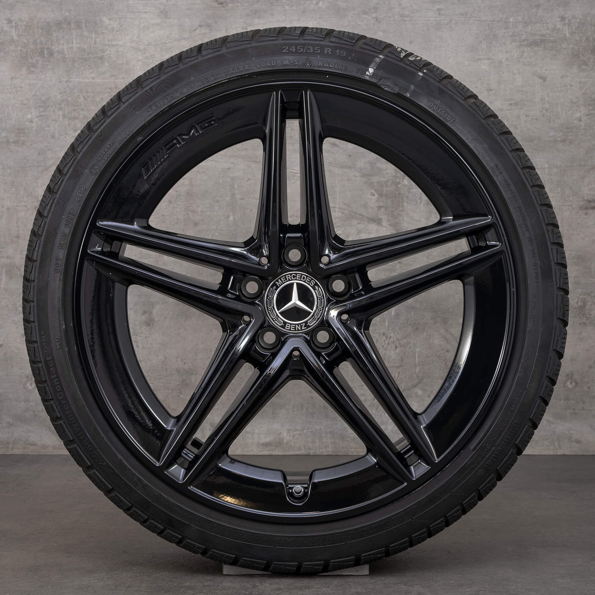 AMG 19 Zoll Mercedes Felgen C-Klasse W205 S205 C63 S Winterräder Winterreifen