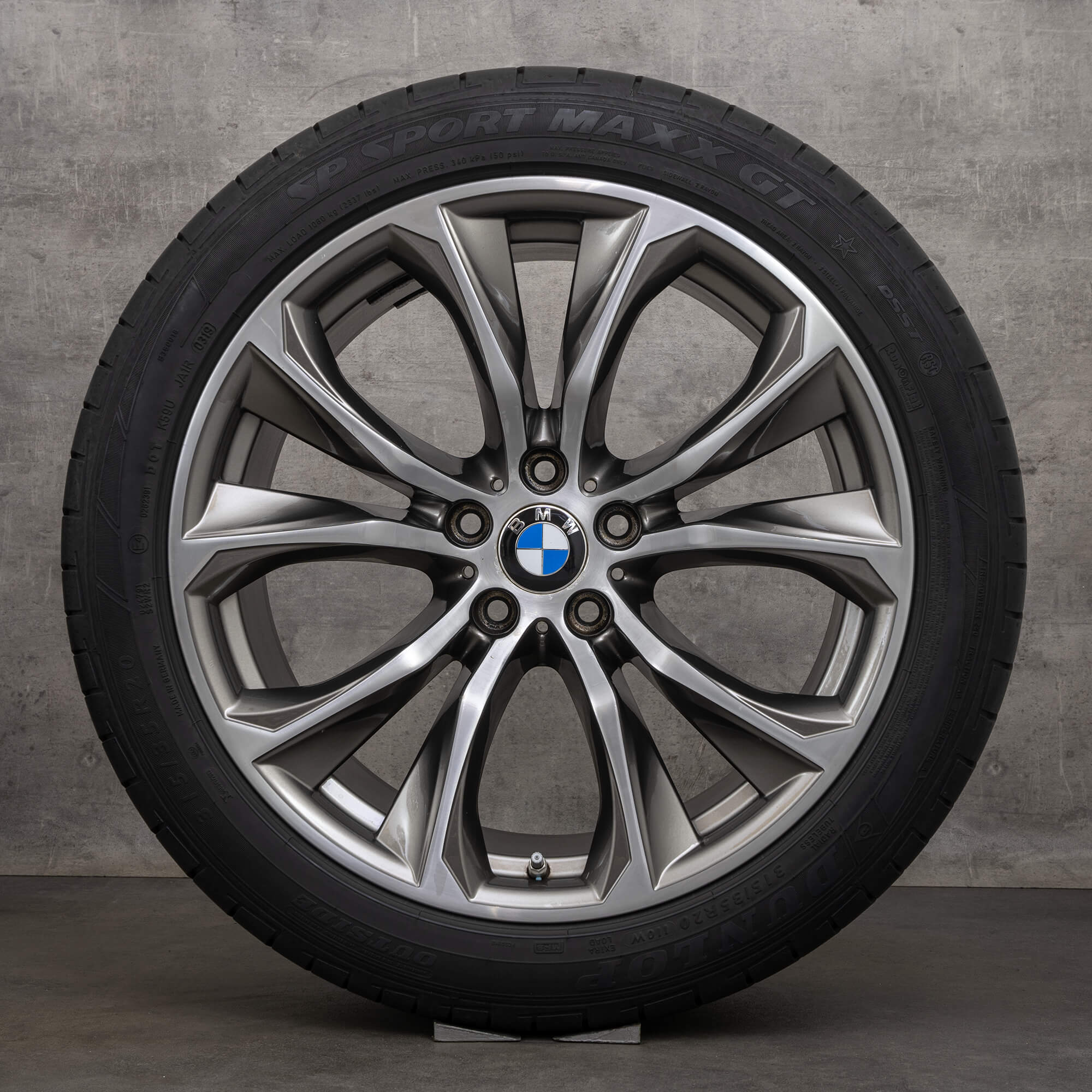 BMW 20 tommer aluminiumsfælge X5 F15 E70 X6 F16 sommerhjul sommerdæk fælge