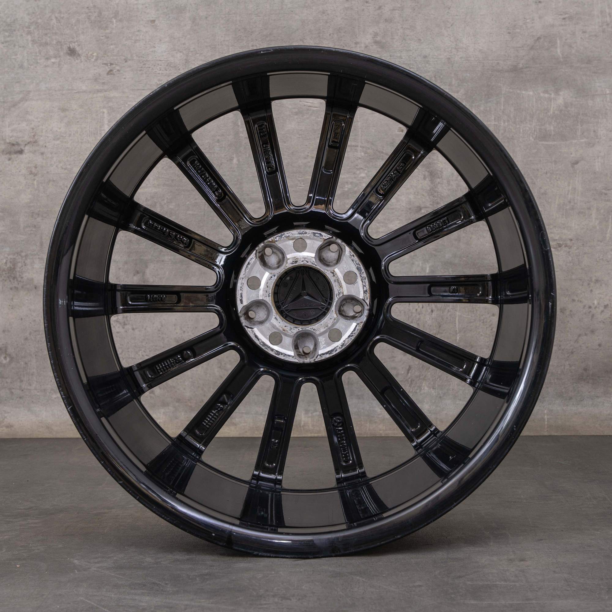 OEM Mercedes Benz C-Class AMG Rim 19 inch W205 S205 C205 A205 A2054011300 A2054011400 black glossy
