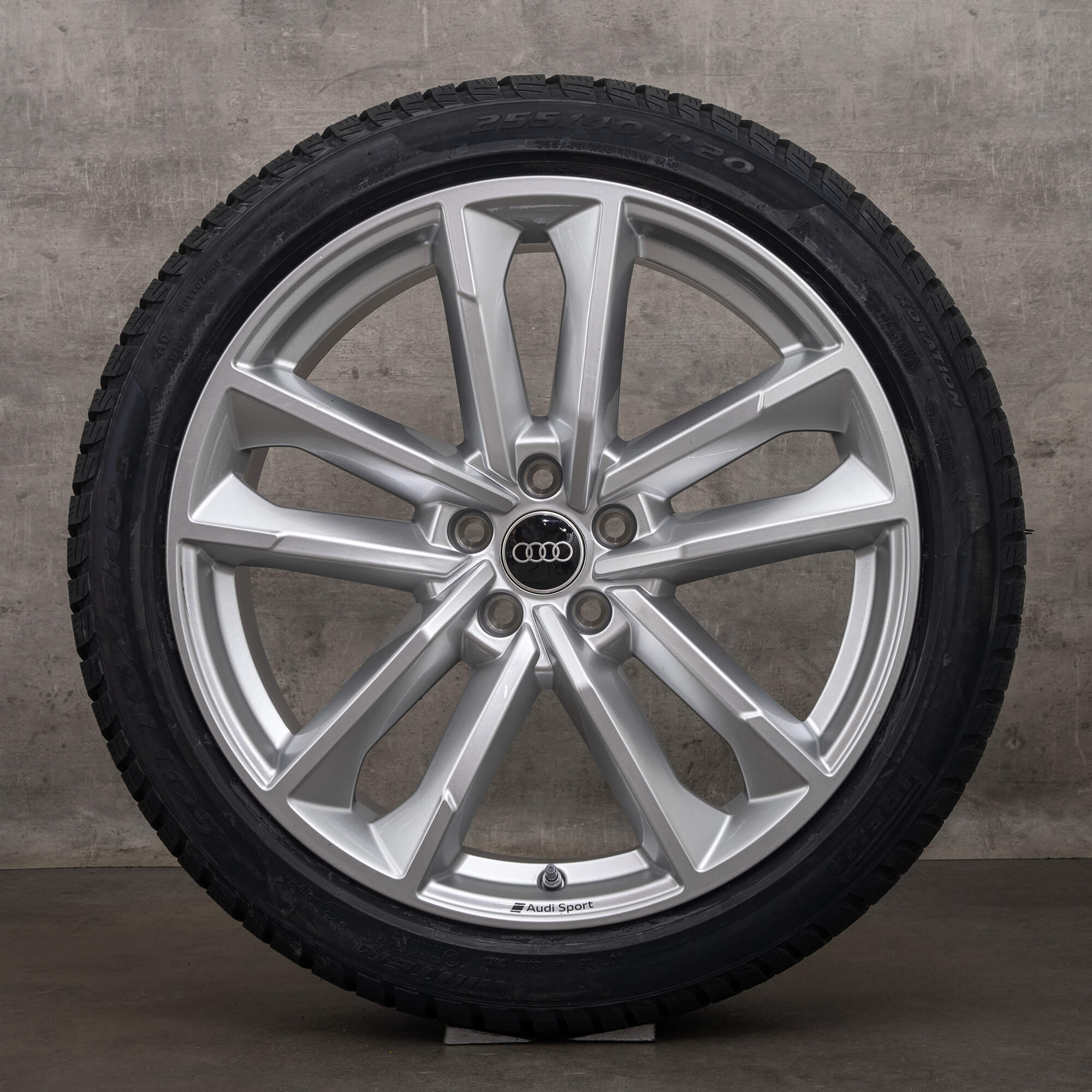 Genuine Audi A7 S7 ruote 20 pollici 4K C8 estive 4K8601025M argento NUOVO