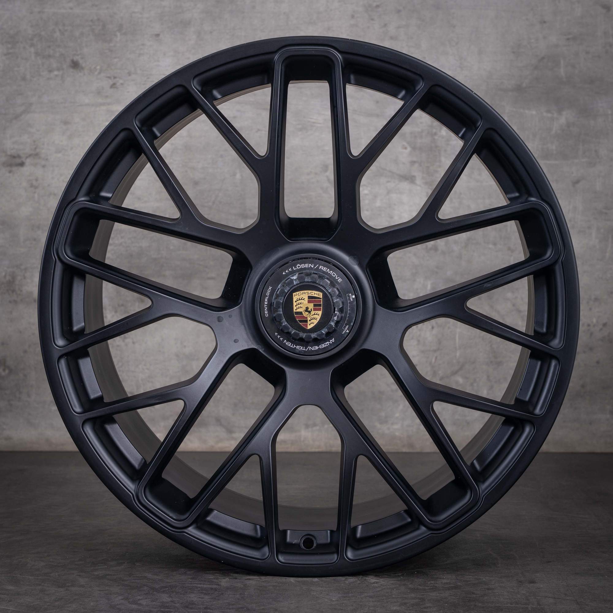 Llantas originales Porsche 911 de 20 pulgadas para los modelos 991 I & II GT3 99136216234 99136216634 en negro mate