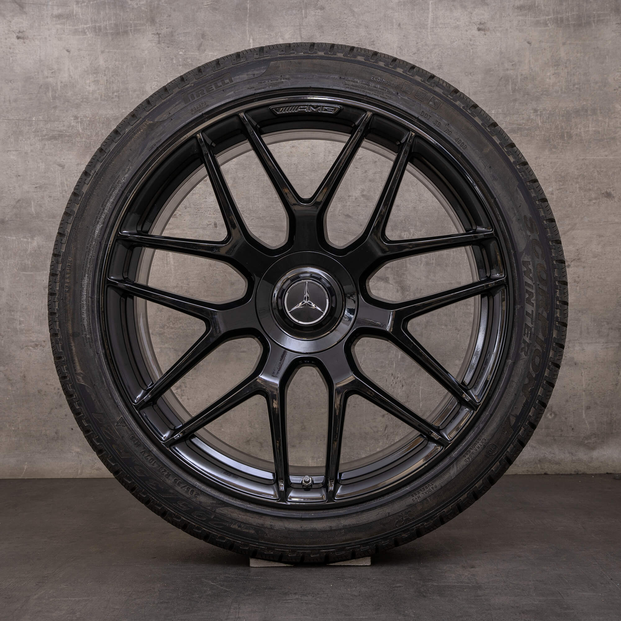Original Mercedes Benz GLC 63 & S AMG Felgen 21 Zoll C253 X253 Sommerräder A2534014000 A2534014100 schwarz glanz