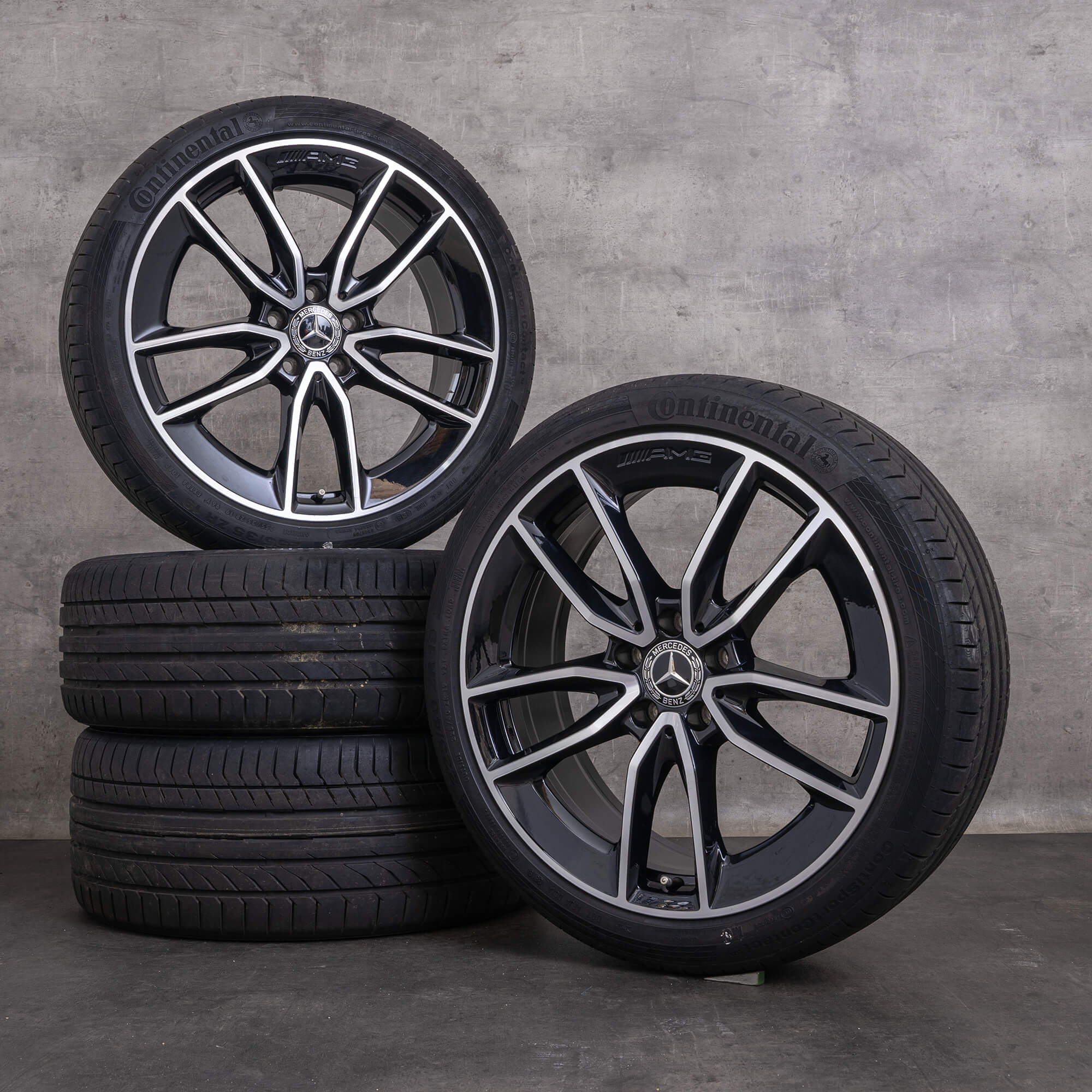 OEM Mercedes Benz C-Class C43 AMG Rims 19 inch W205 S205 C205 A205 ...
