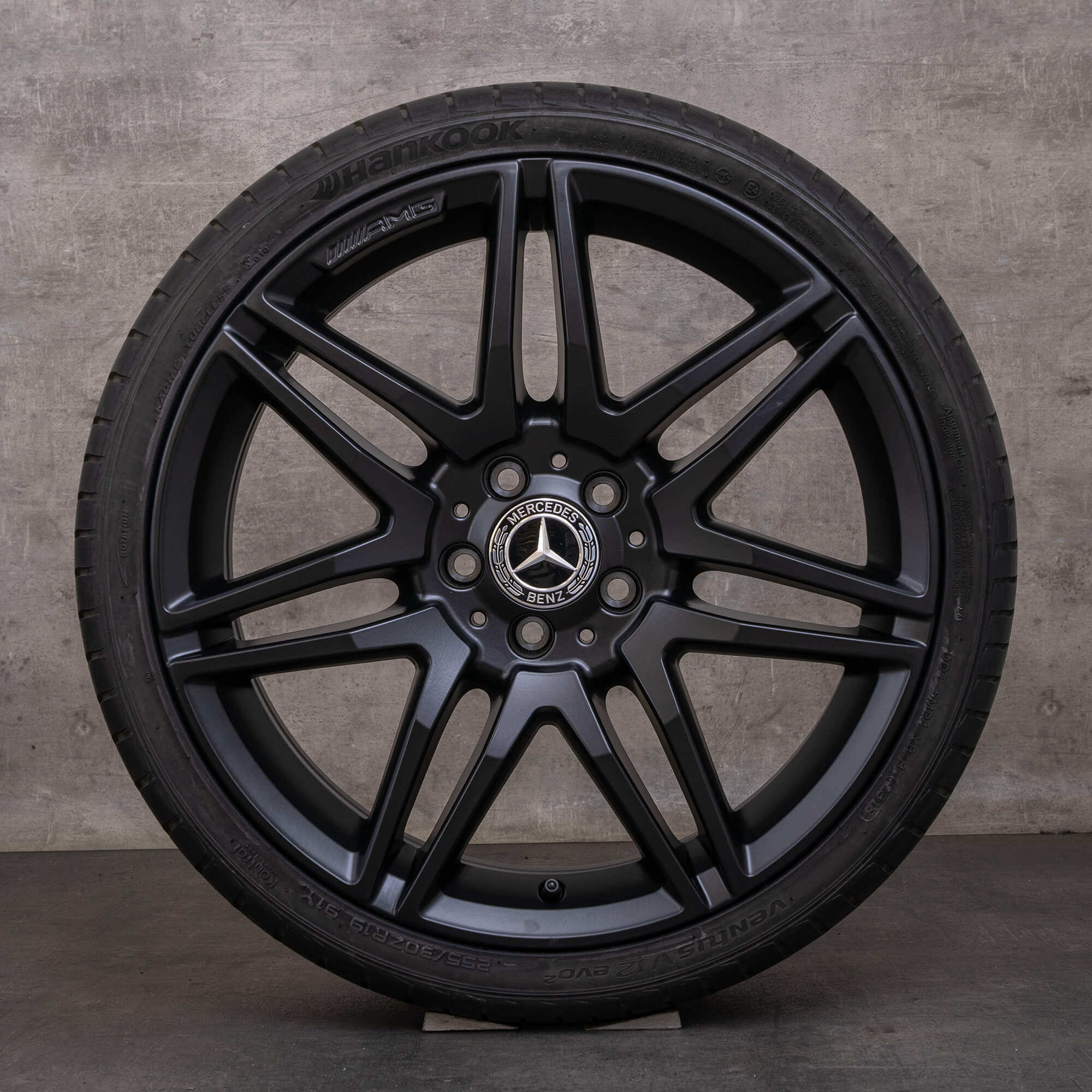 Orijinal Mercedes Benz E-Serisi jantlar 19 inç C207 A207 yaz jant lastik A2124011900 siyah mat