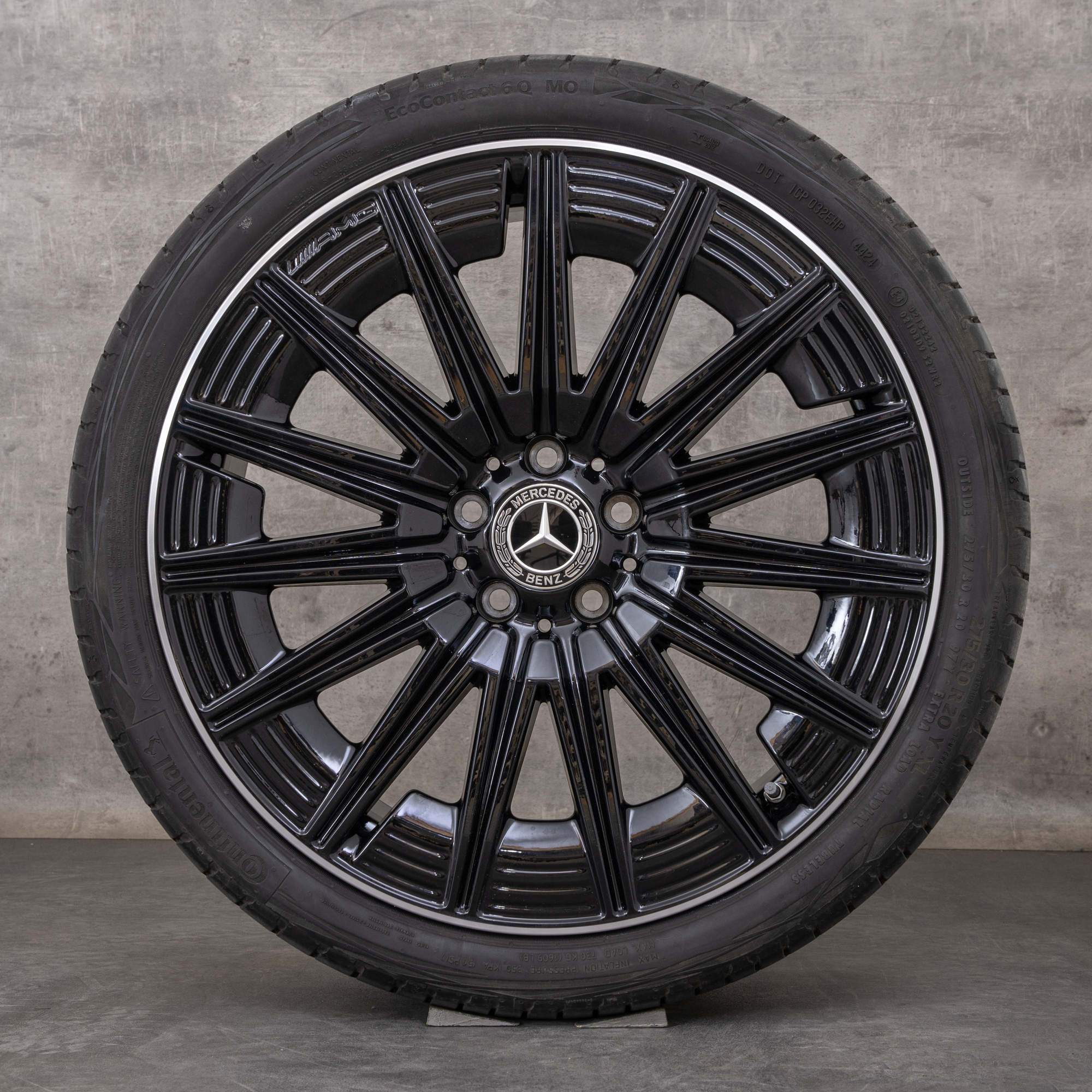 Alkuperäiset Mercedes-Benz CLE AMG vanteet 20 tuumaa 236 kesäpyörät A2364012300 A2364012400 moni-puolainen muotoilu musta Kiillotettu