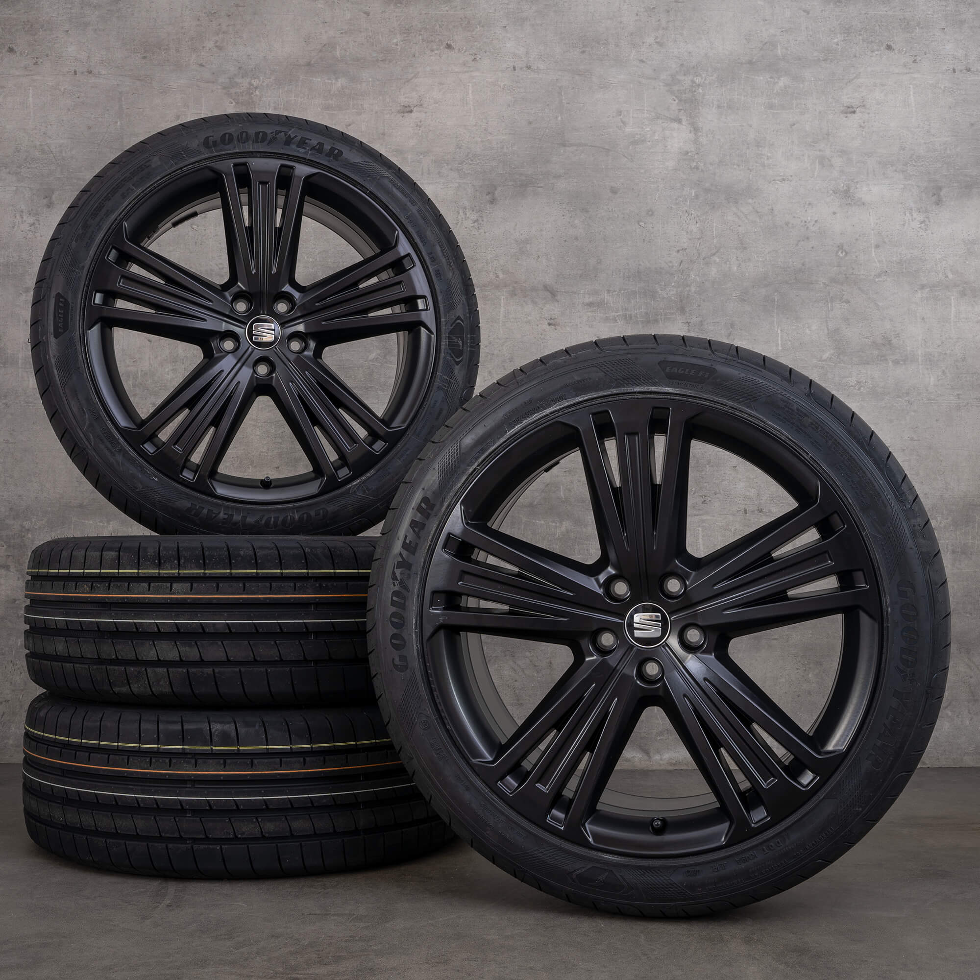 Seat Tarraco Surpreme Sommerräder Sommerreifen 20 Zoll Felgen 5FJ601025B
