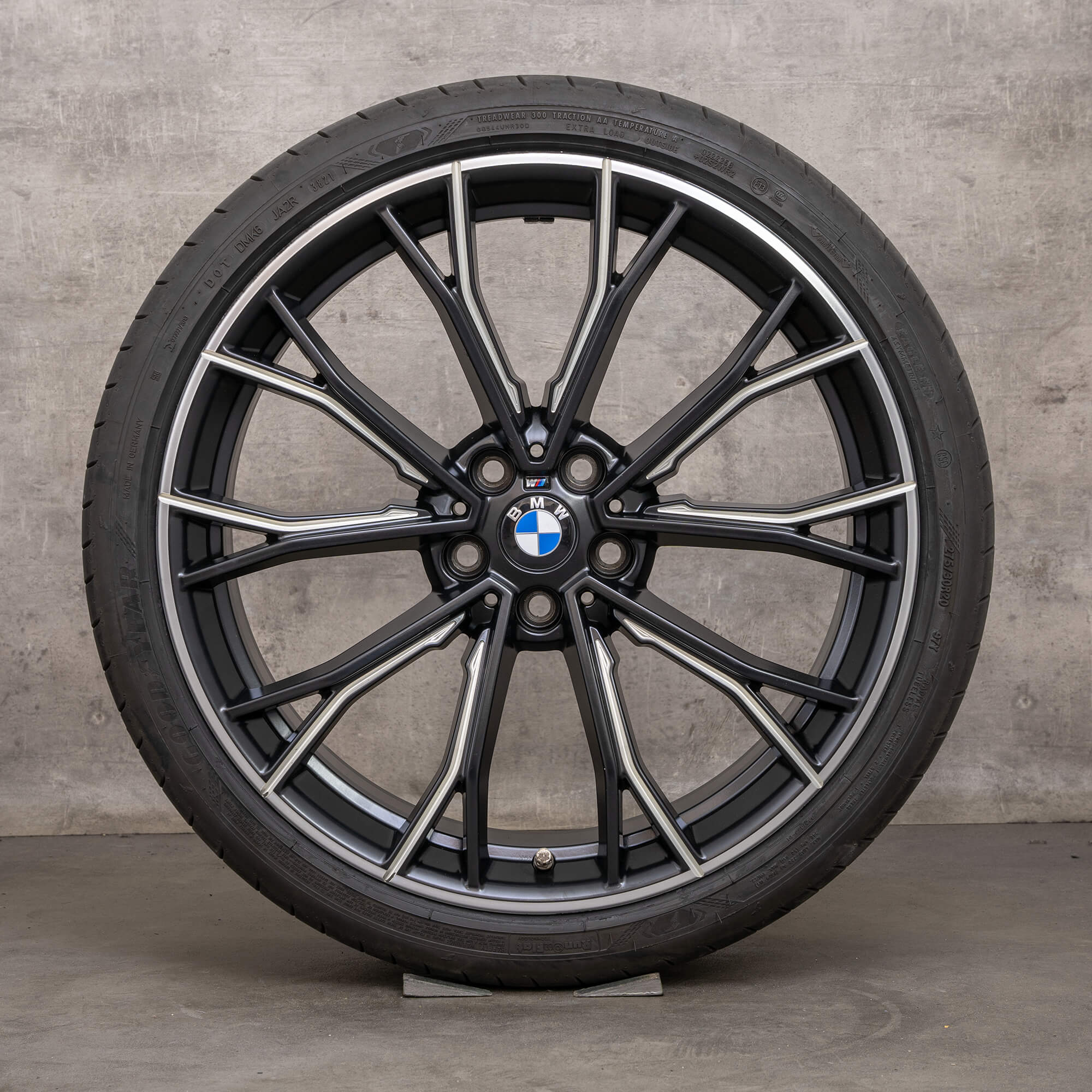 Jantes d'origine BMW Série 5 20 pouces G30 G31 Styling d'été 669 M 6873943 6874445 noir brillant