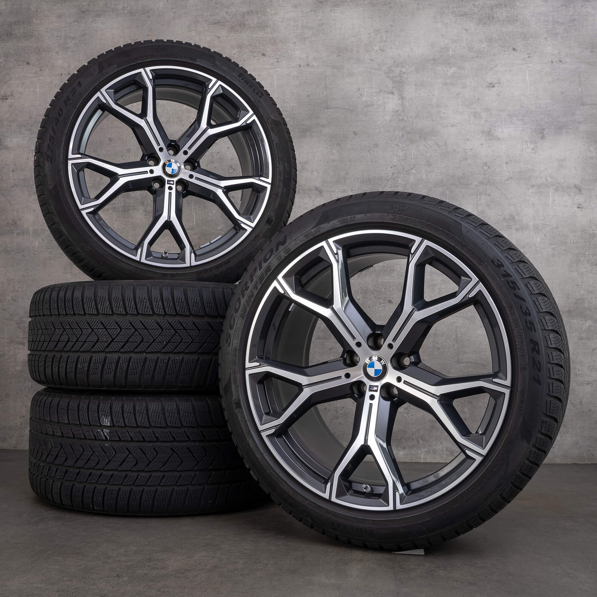 BMW X5 G05 741 M Winterräder 21 Zoll Winterreifen Felgen 8071998 