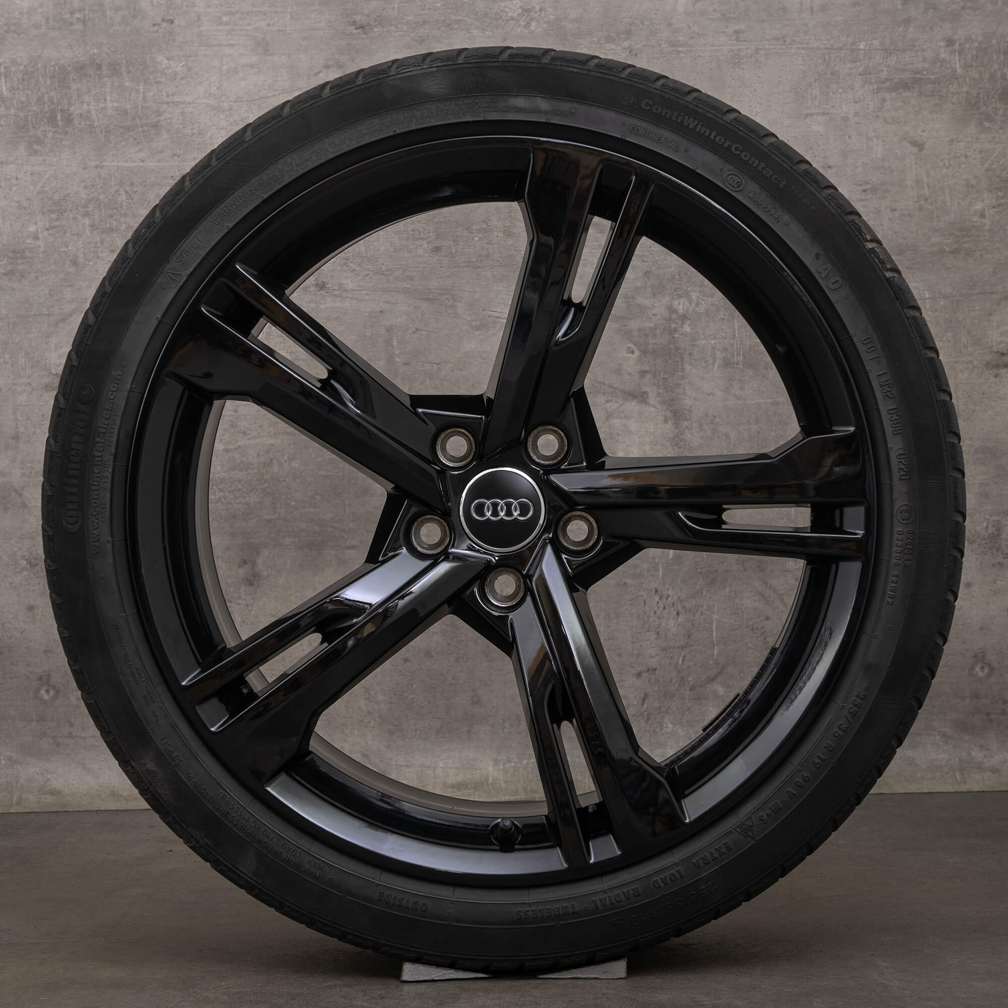 Original Audi A5 S5 F5 19 Zoll Felgen Winterräder Winterreifen Ramus Schwarz