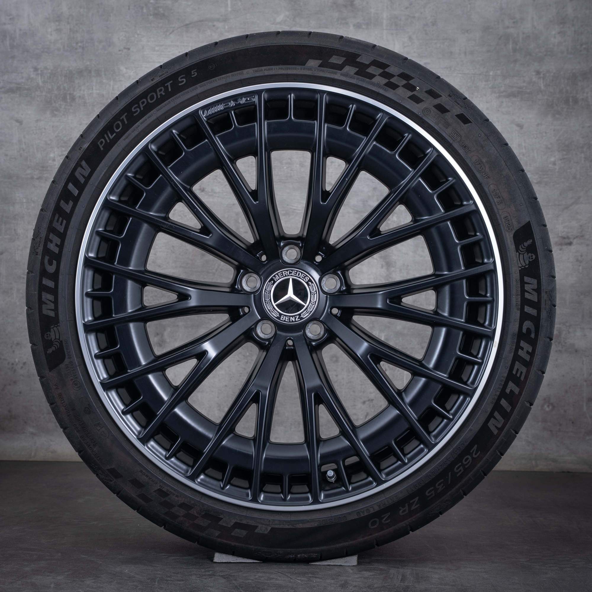 Llantas originales Mercedes Benz CLE 53 AMG 20 pulgadas C236 A236 4Matic ruedas de verano A2364012900 A2364013000 negro mate pulido