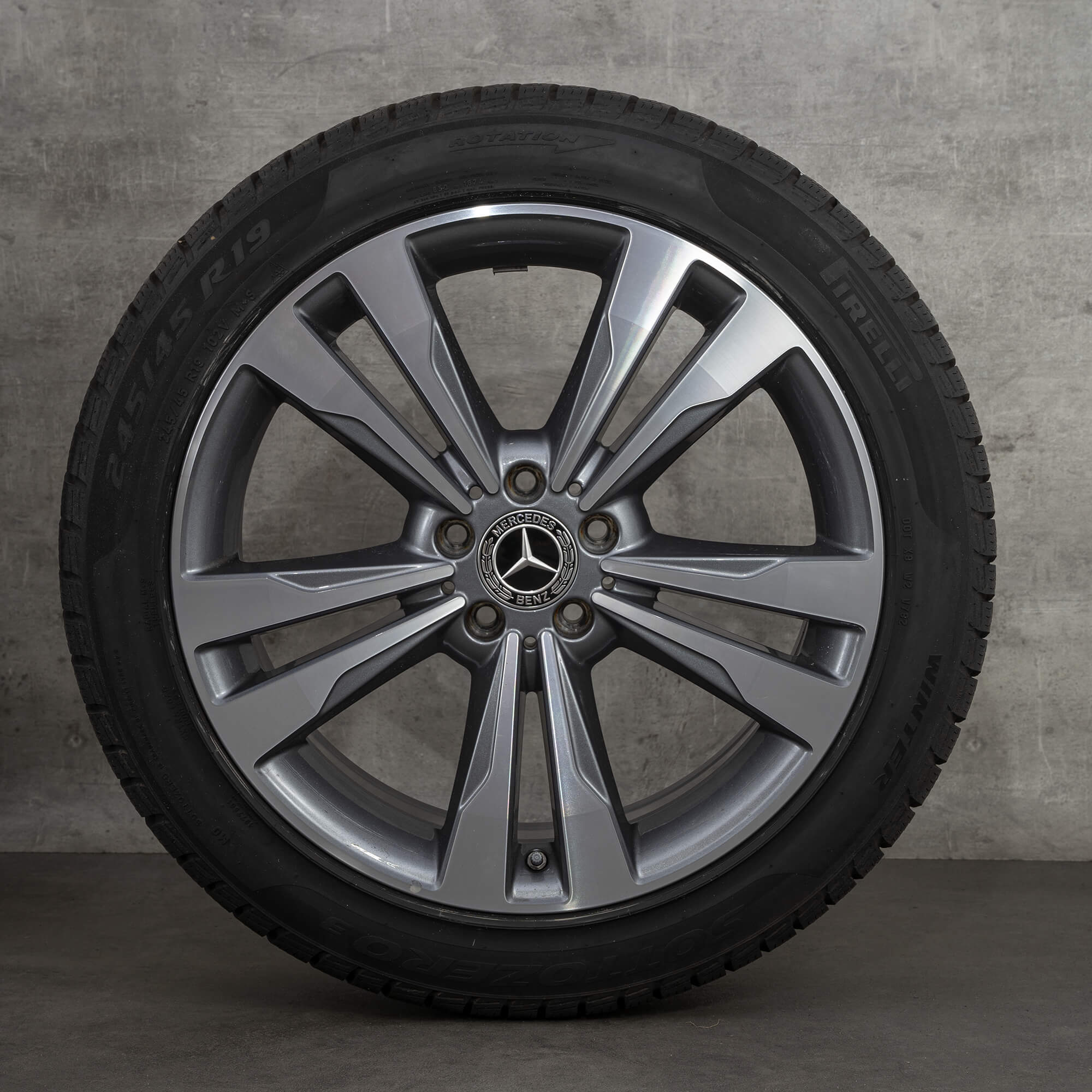 Mercedes Benz S-Klasse W222 19 inch velgen winterbanden wintervelgen A2224011302