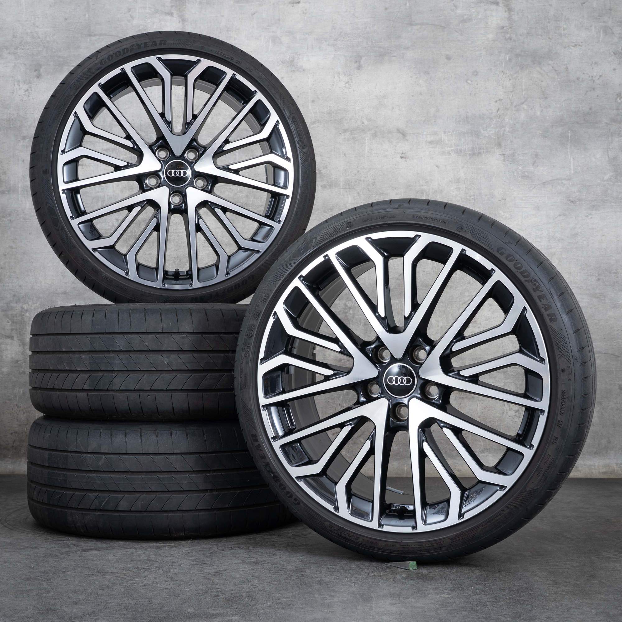 Orijinal Audi A3 S3 jantlar 19 inç 8Y yaz jant lastik 8Y0601025CN granit cilalı