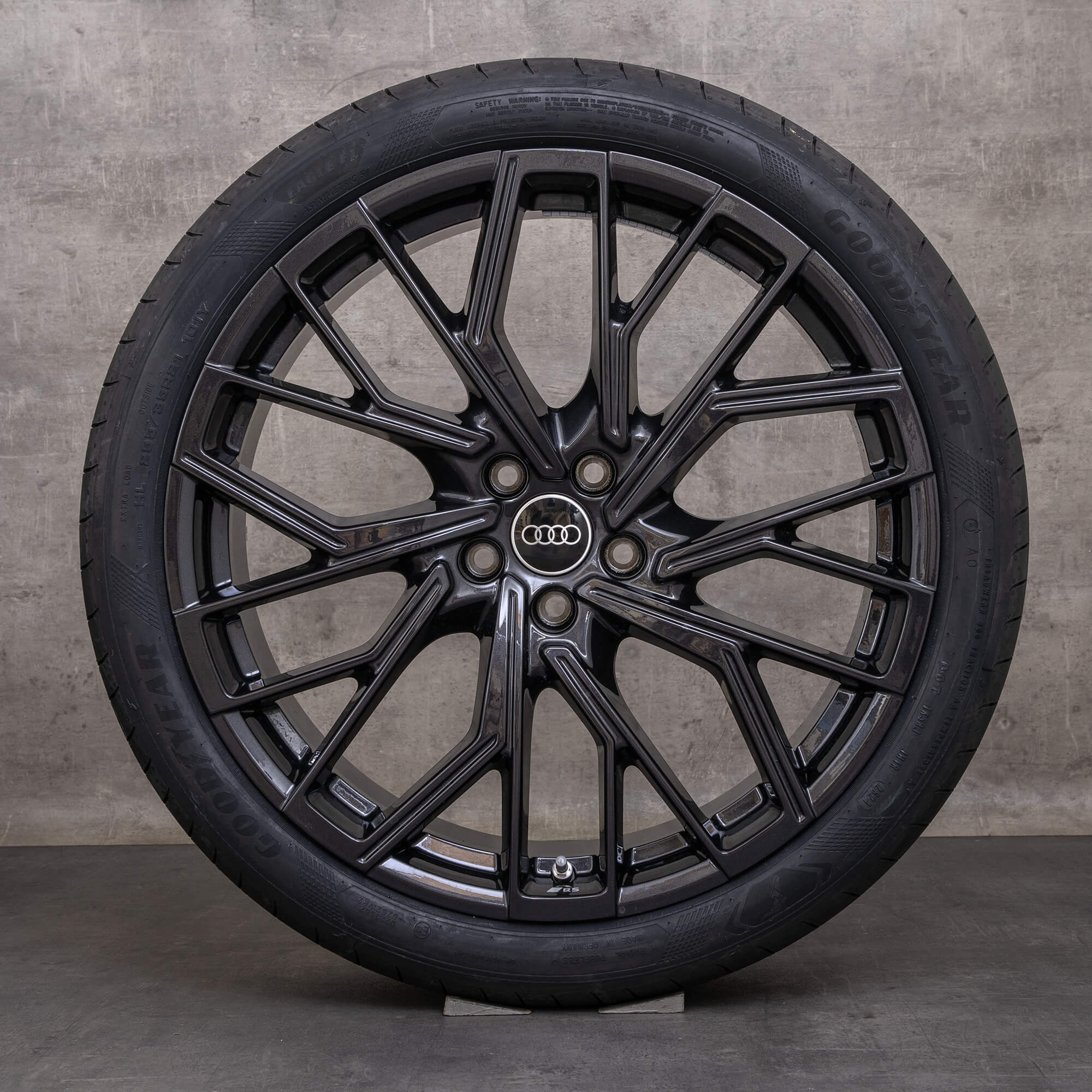 Jantes Genuínas Audi A6 S6 21 polegadas 4K 4P C8 C9 jantes de verão 4P0601025R titânio brilho NOVO