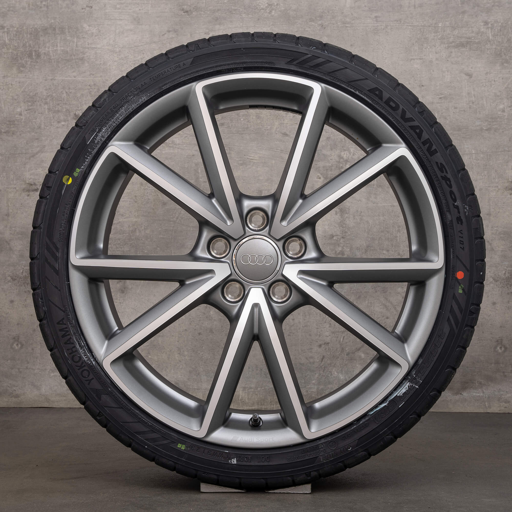 Audi A3 S3 RS3 8V summer tires wheels 19 inch rims 8V0601025FE NEW