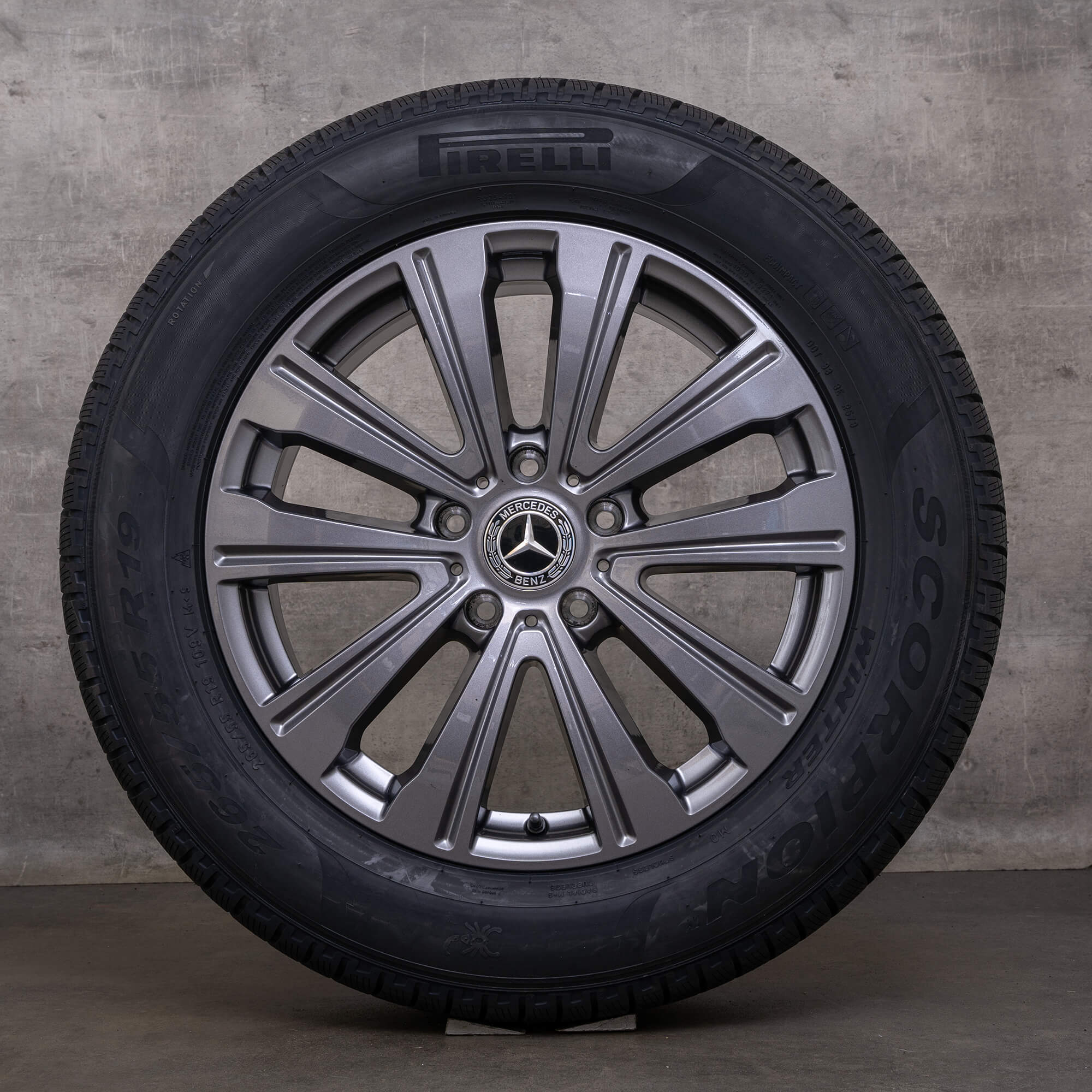 Originele Mercedes Benz G-Klasse G500 winterwielen 19 inch W463A velgen A4634011100 himalayagrijs NIEUW