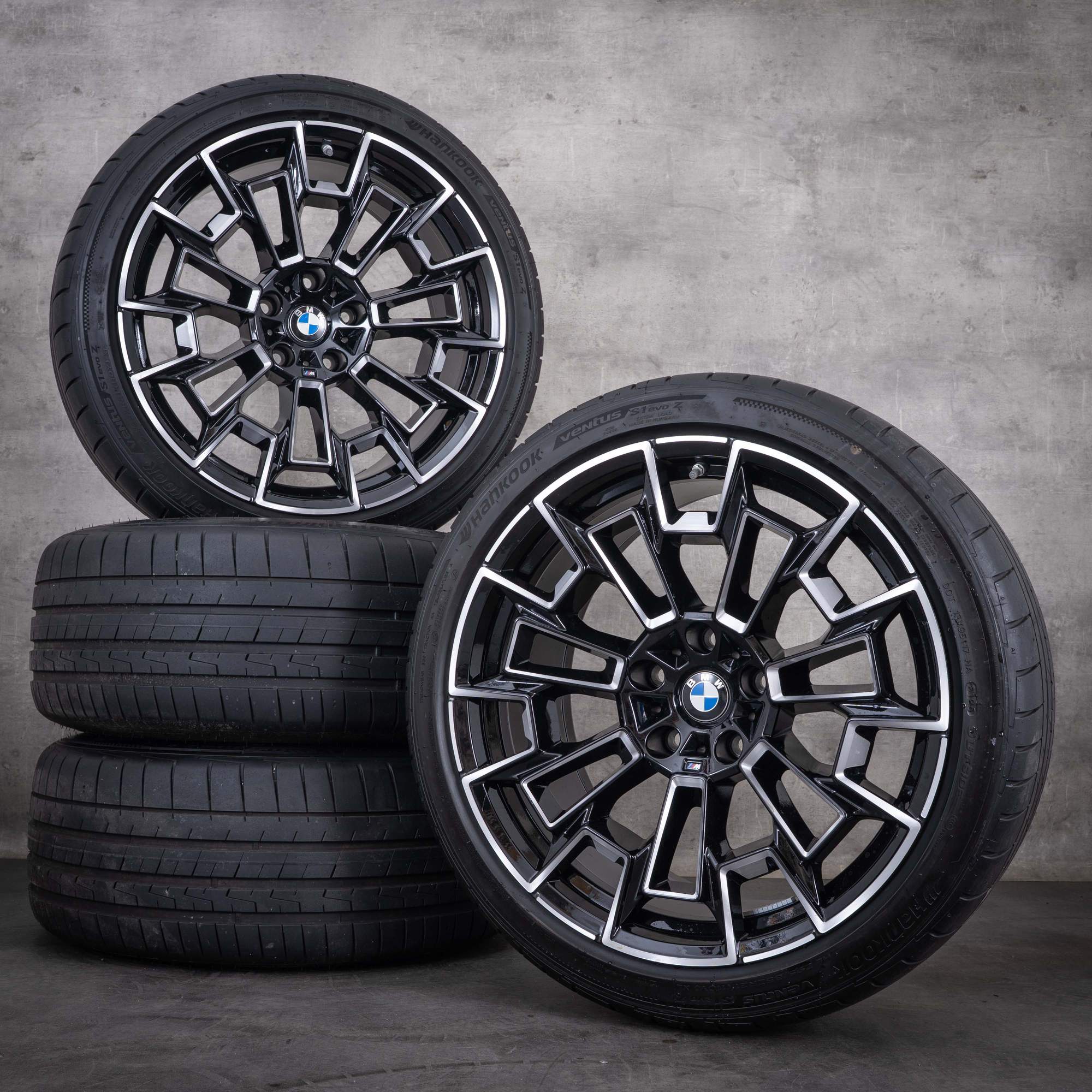 Original BMW M5 Felgen 20 21 Zoll G90 G99 Touring Sommerräder Styling 952 M 7884274 7884275 schwarz glanzgefräst