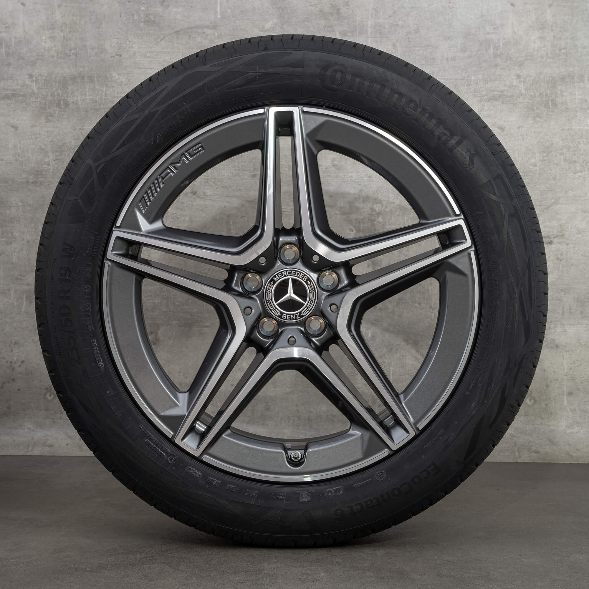 Mercedes 19 palcové ráfky AMG GLA H247 GLB X247 letní kola A2474011500 NOVINKA