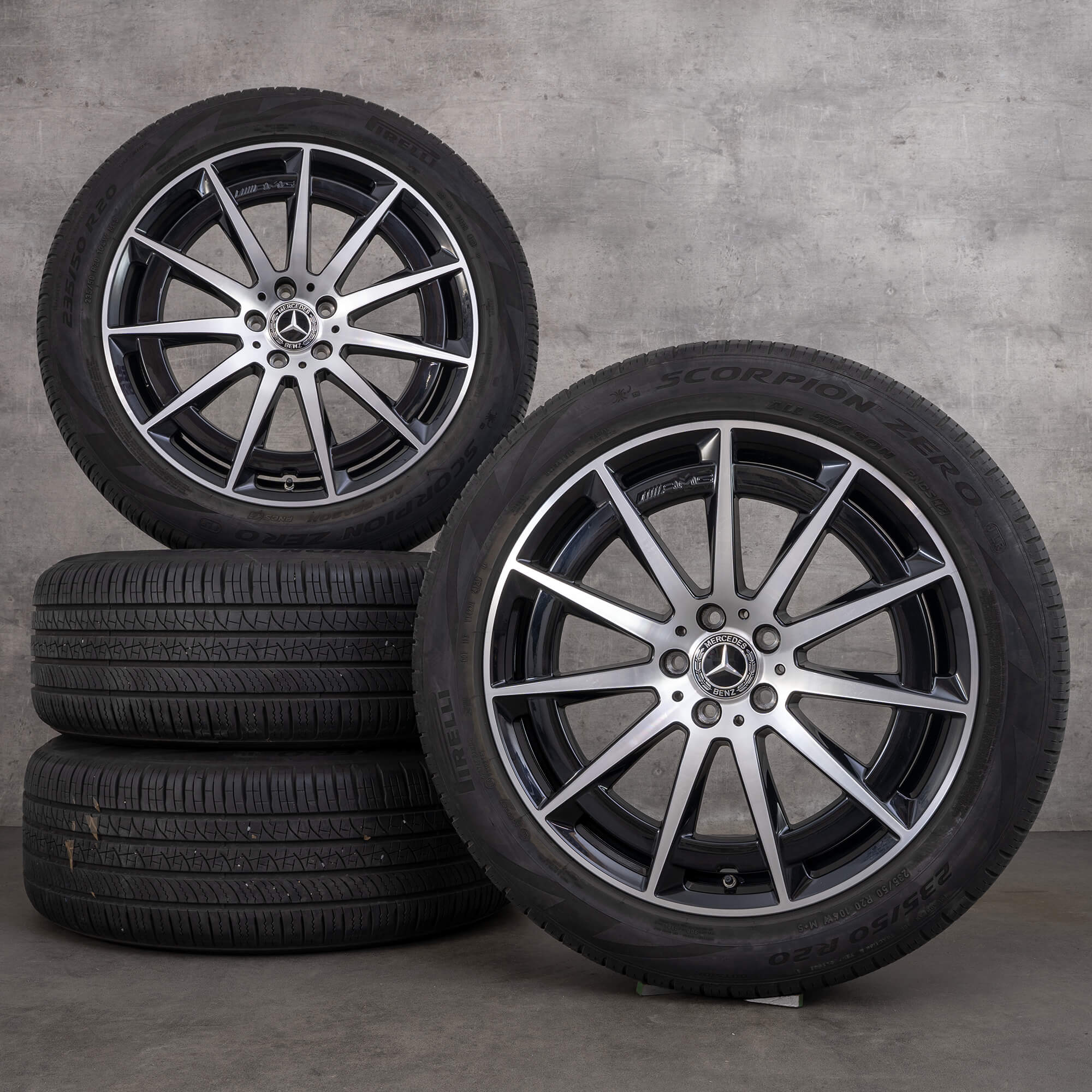 Llantas originales Mercedes EQC N293 de 20 pulgadas con neumáticos verano