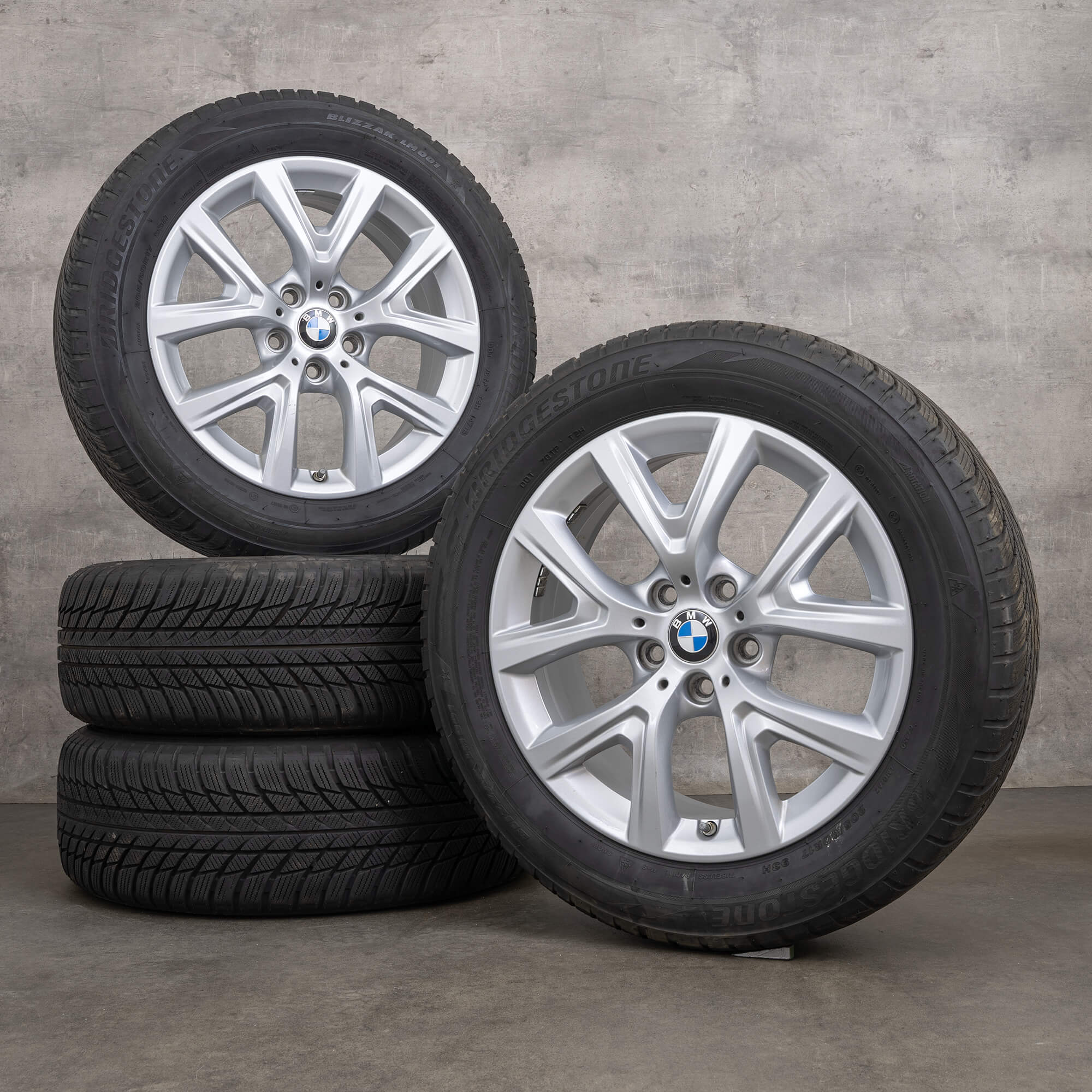 BMW X1 F48 X2 F39 rodas de inverno jantes 17 polegadas pneus 6856076 Styling 450
