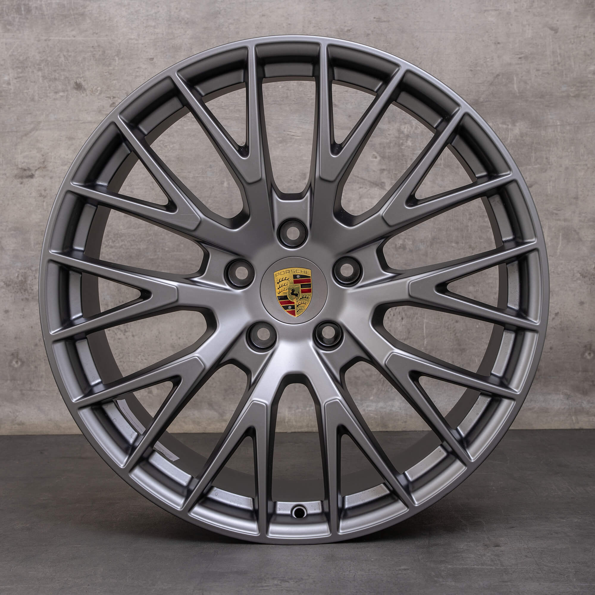 Jante d'origine Porsche Panamera 21 pouces G2 976601025C argent platine 0B5 NEUVE