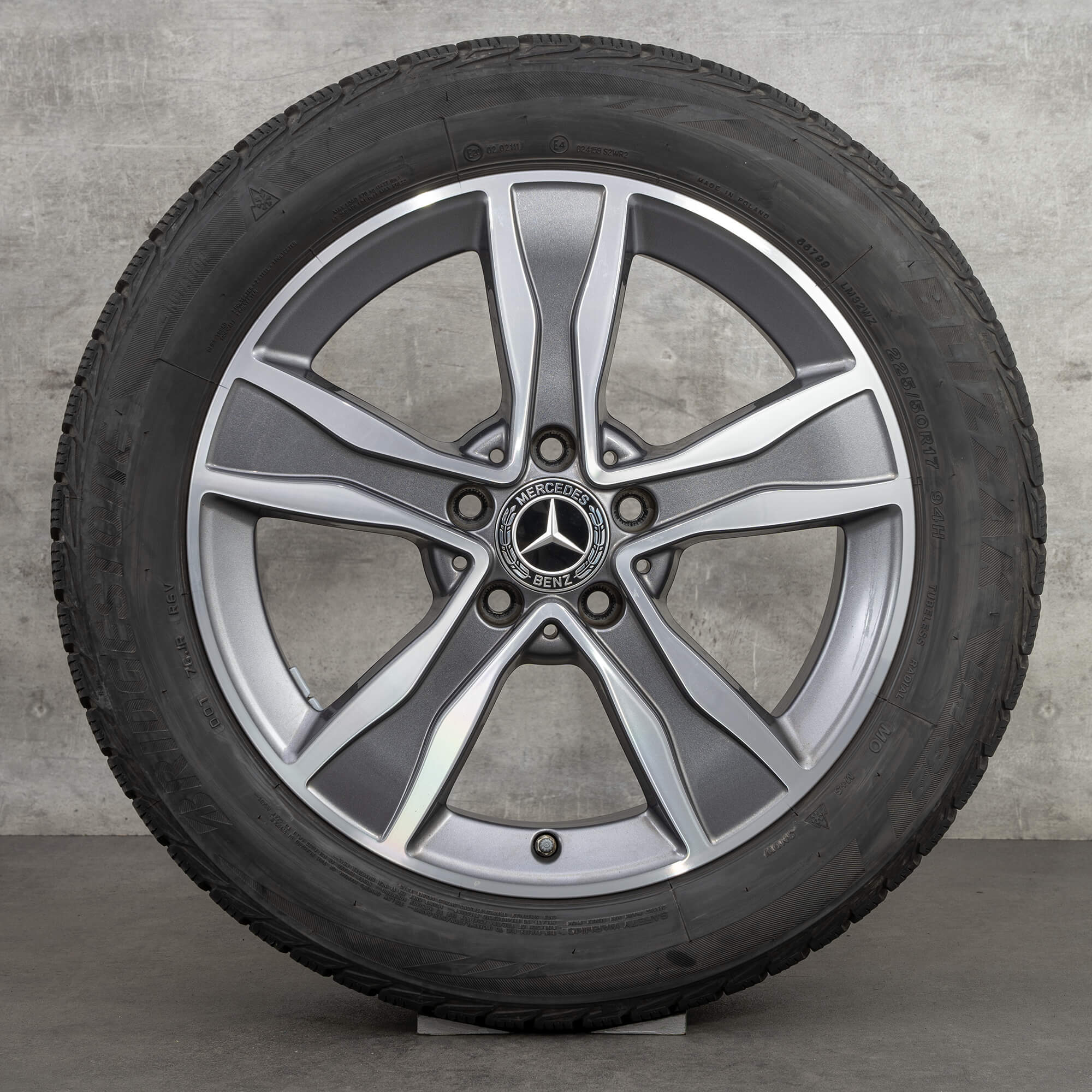 Cerchi Mercedes Benz 17 pollici Classe C W205 cerchi in alluminio ruote
