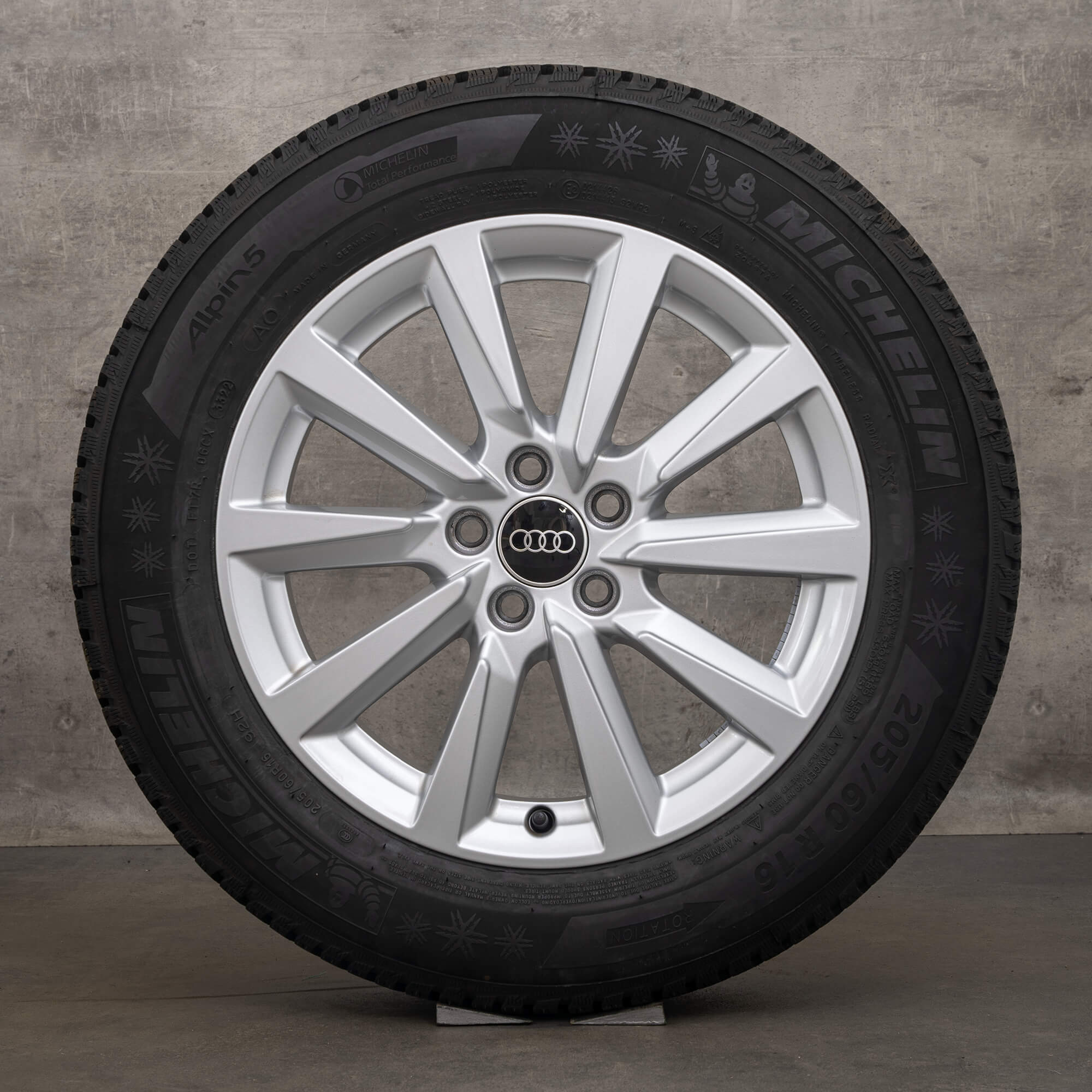 Original Audi A1 Felgen 16 Zoll II GB Allstreet Citycarver 82A601025C Winterreifen Winterräder Alufelgen Silber