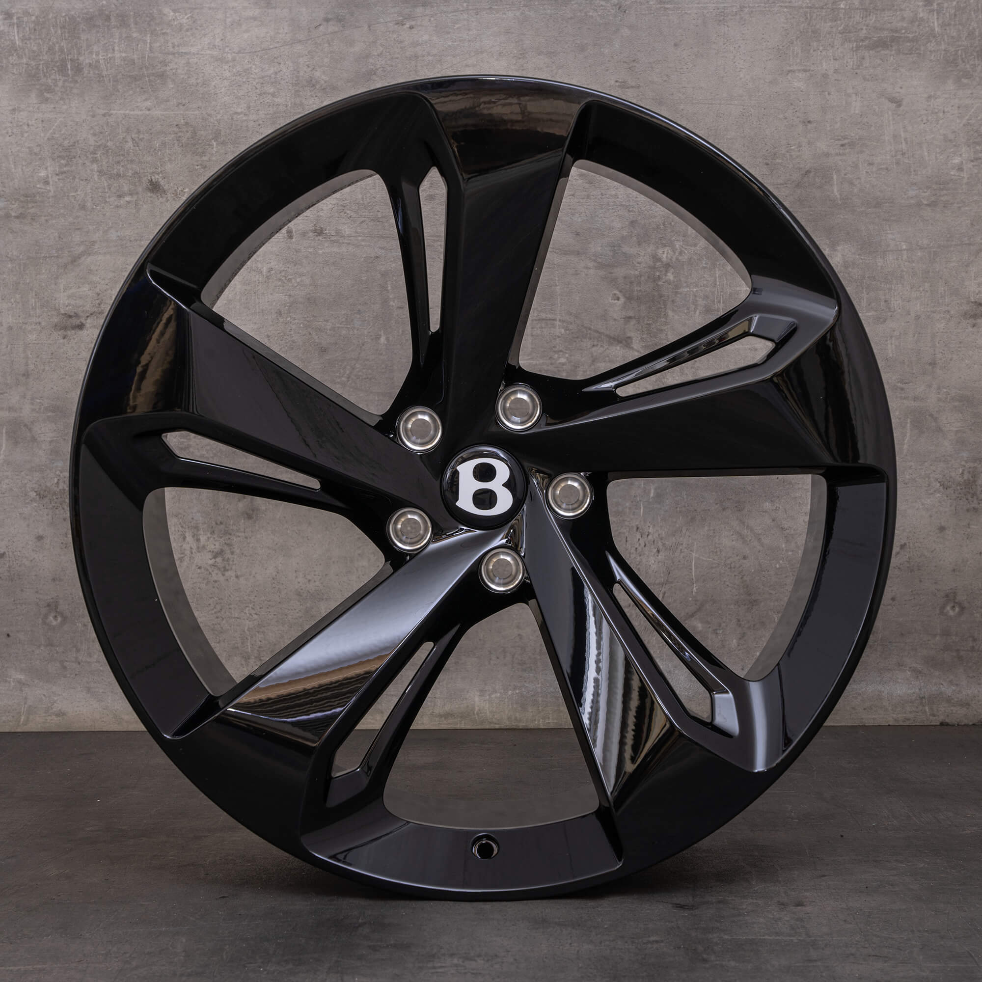 Original Bentley Winterräder 22 Zoll Bentayga Felgen 36A601025D schwarz glanz NEU