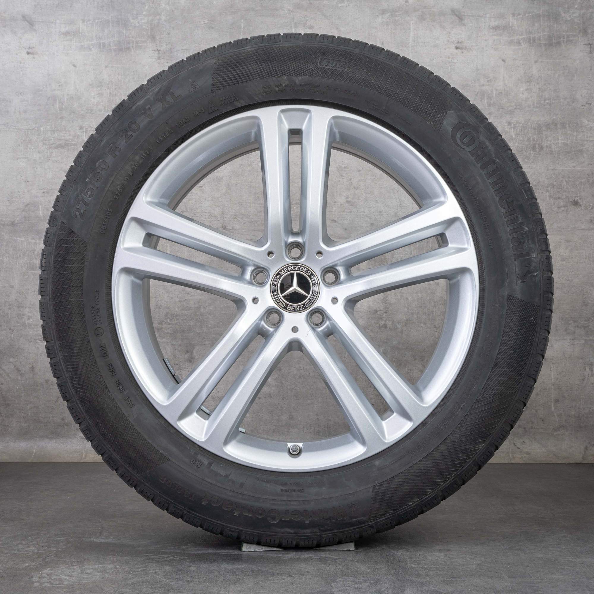 Oryginalne koła zimowe Mercedes Benz GLE 20 cali X167 C167 Felgi A1674012400 A1674012500 srebrne