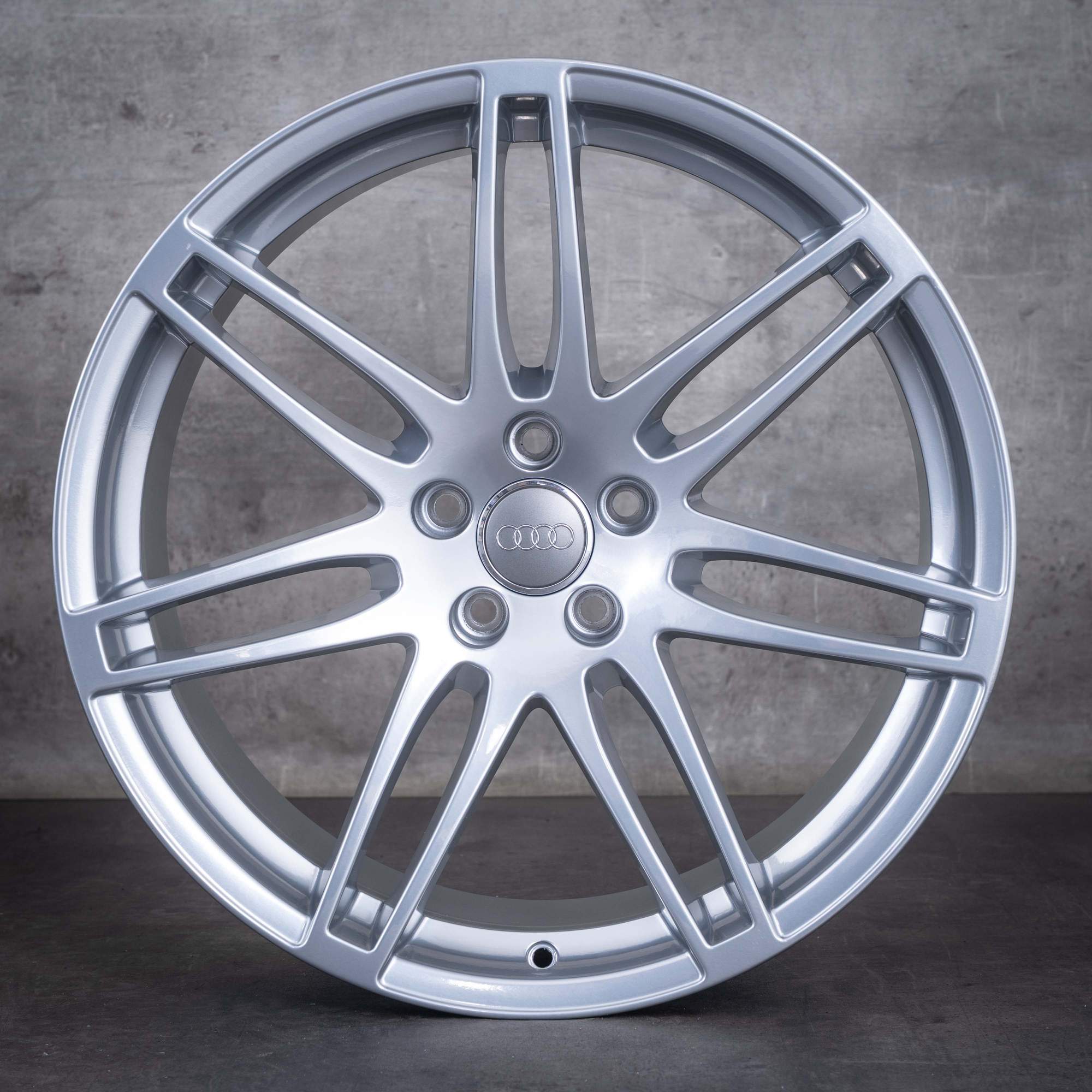 Llantas originales Audi A5 S5 de 20 pulgadas 8T 8F B8 8T0601025CM cromadas en plata brillante
