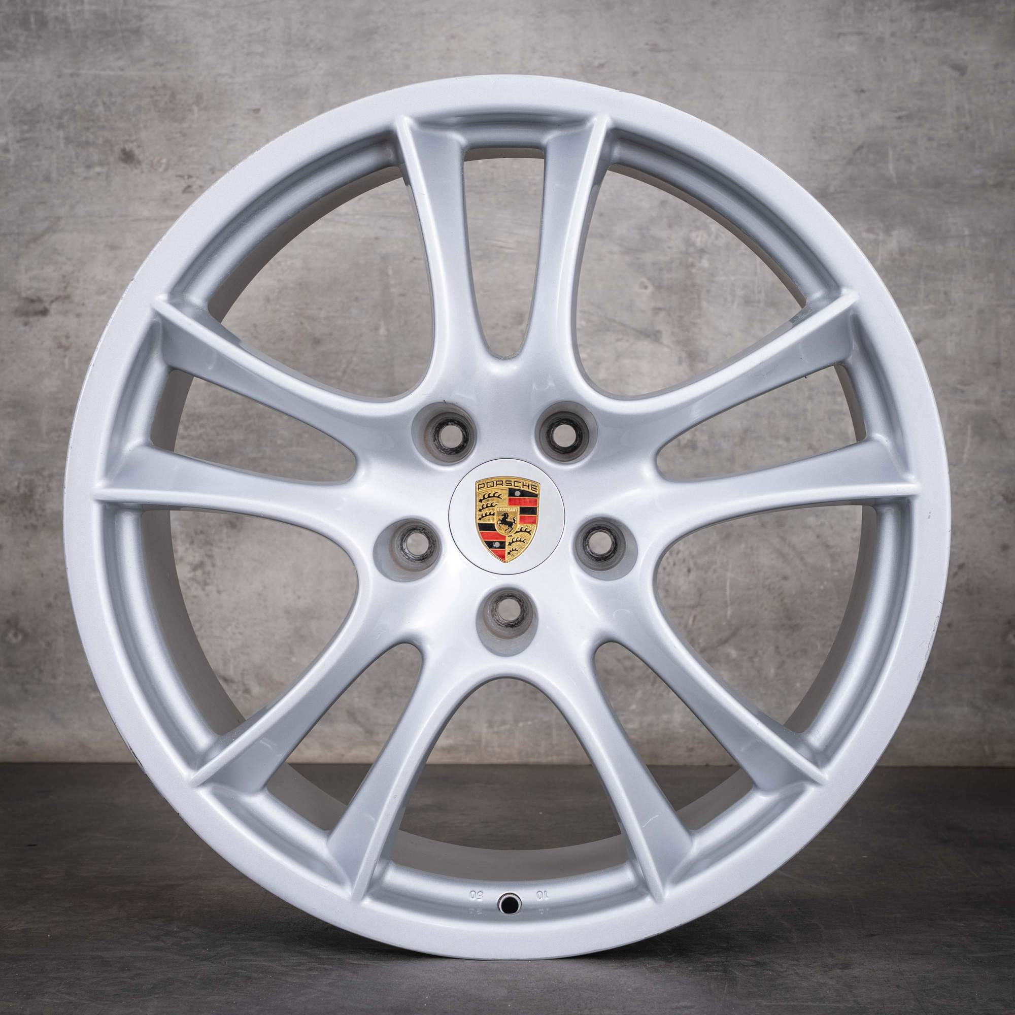 Jante oem Porsche Cayenne 955 957 21 pouces 7L5601025T argent brillant