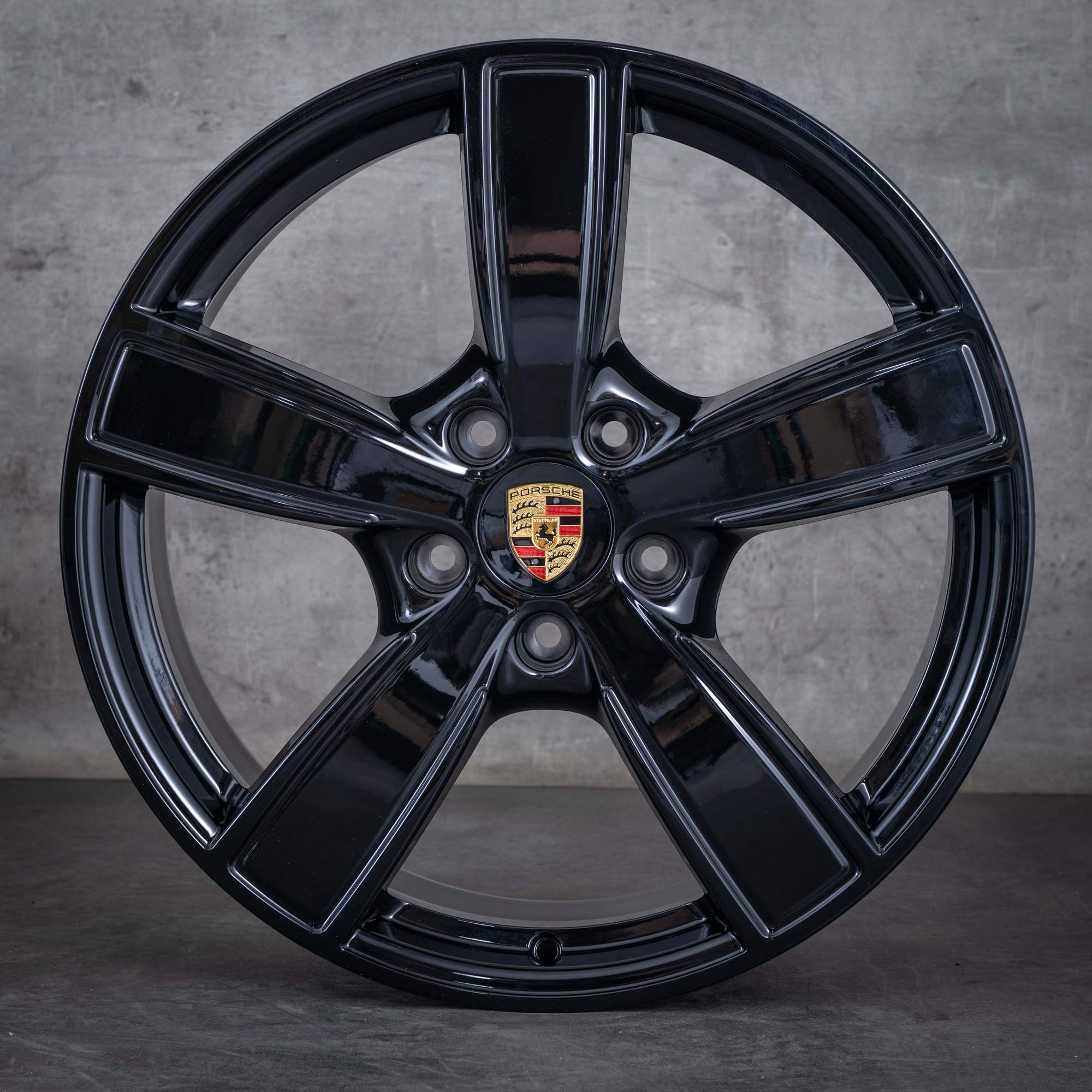 Alkuperäiset Porsche Cayenne Coupe 20 tuuman vanteet 9YA E3 9Y0601025BP 9Y3601025AH Sport Classic mustat kiiltävät.