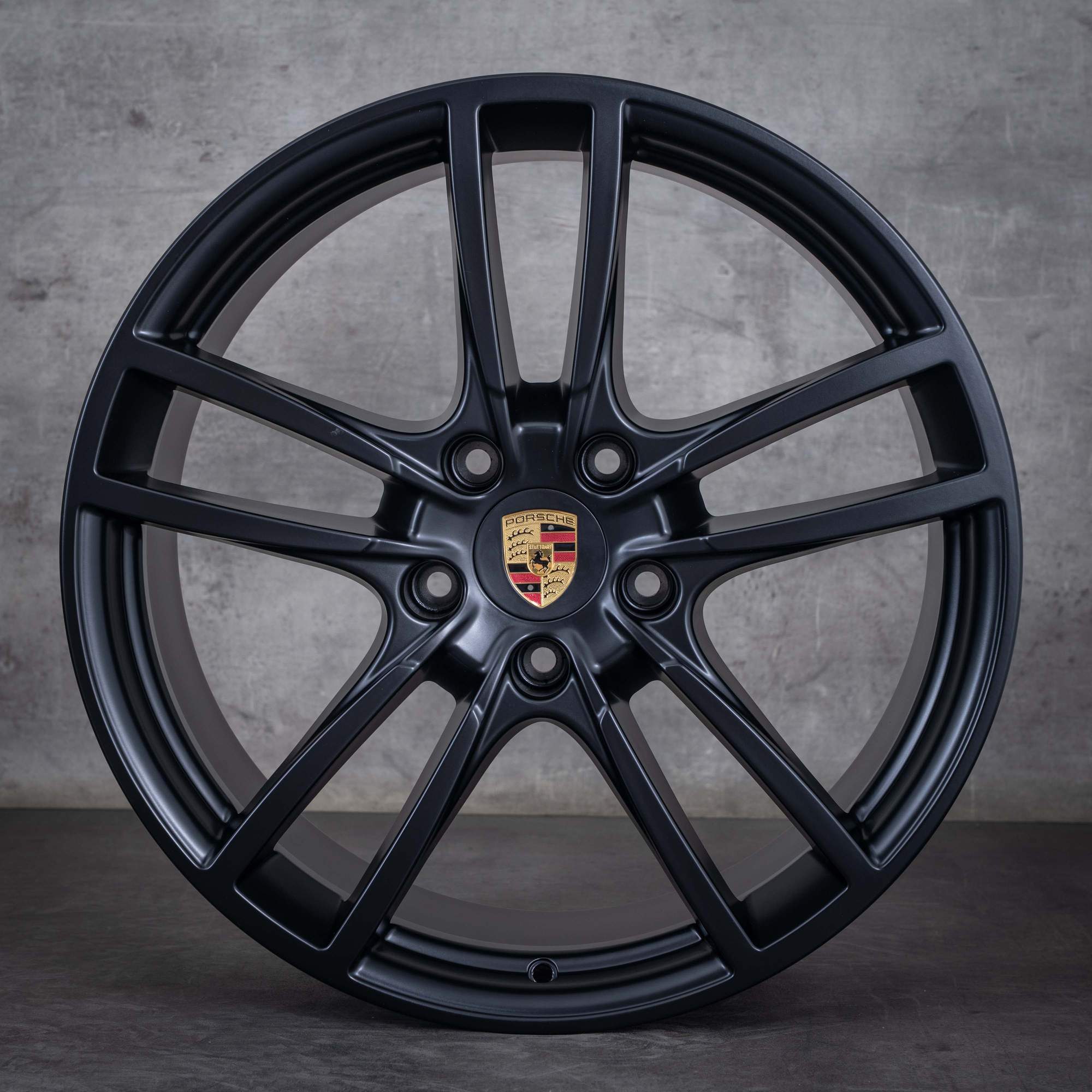 Oryginalne felgi Porsche Cayenne 20 cali 9YA II 9Y0601025BB 9Y0601025BC czarny błyszczący