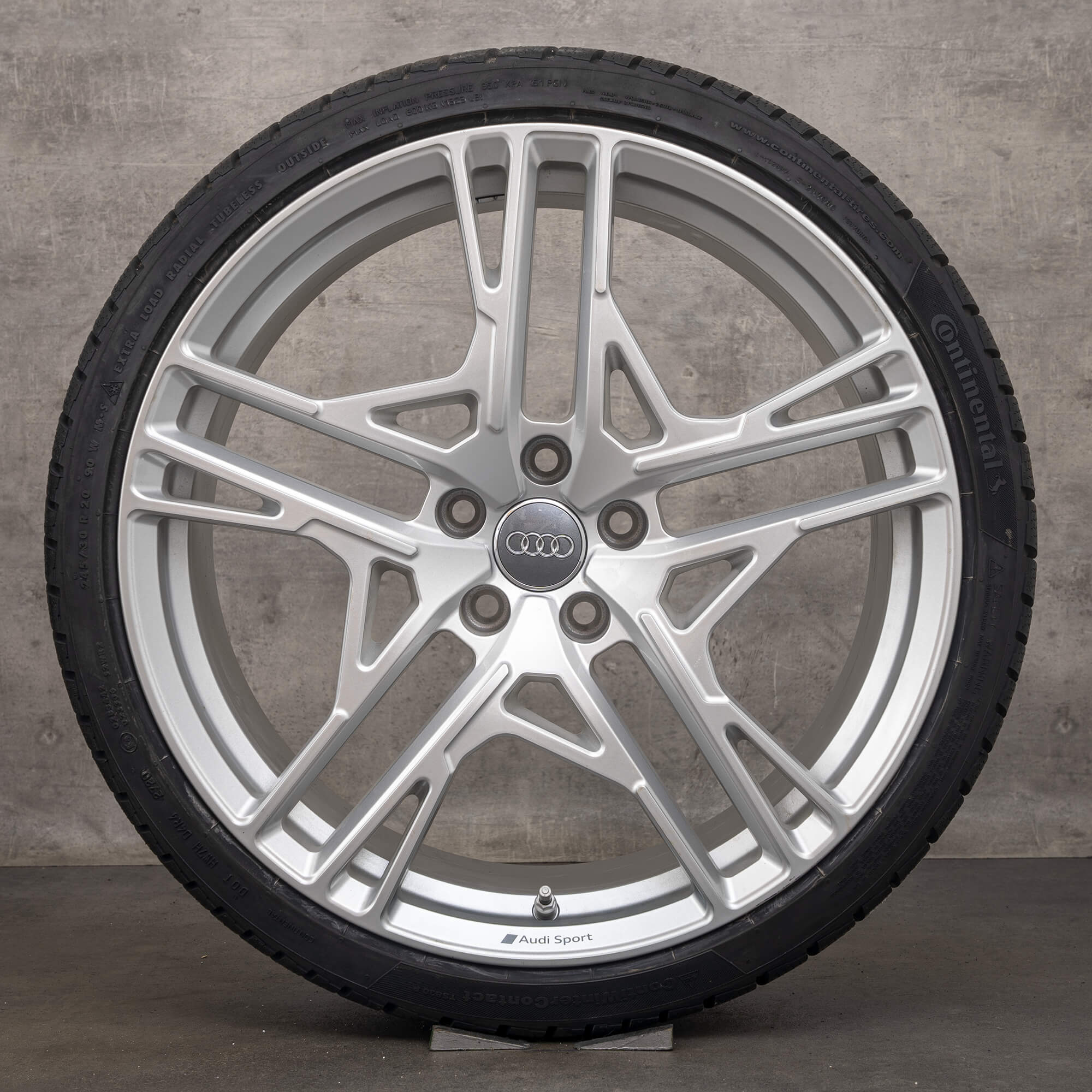 Oryginalne felgi Audi R8 20 cali 4S koła letnie 4S0601025AD 4S0601025AG srebrne NOWOŚĆ